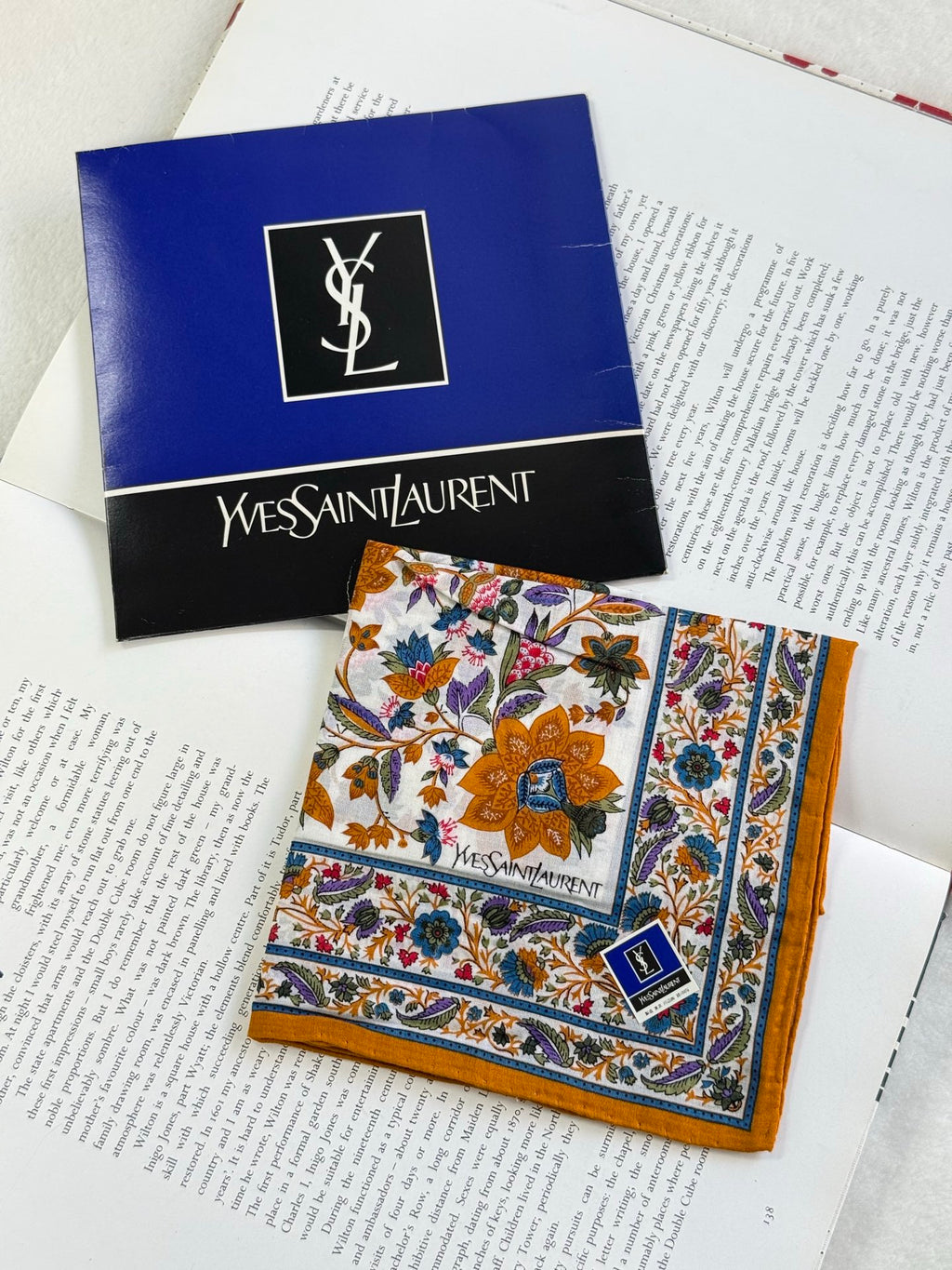Saint Laurent Cotton Scarf