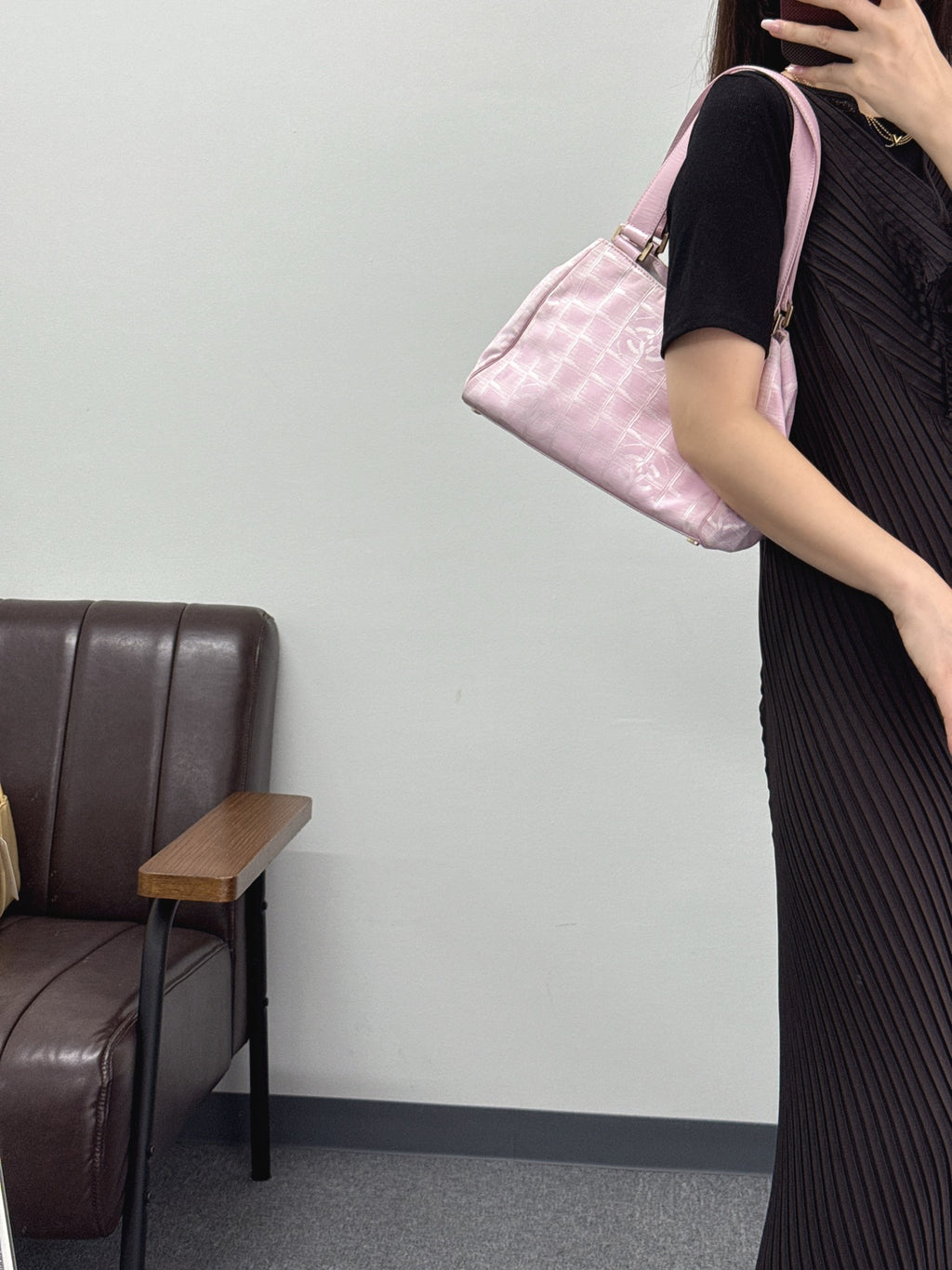 CHANEL Ice Cube Pink Handbag