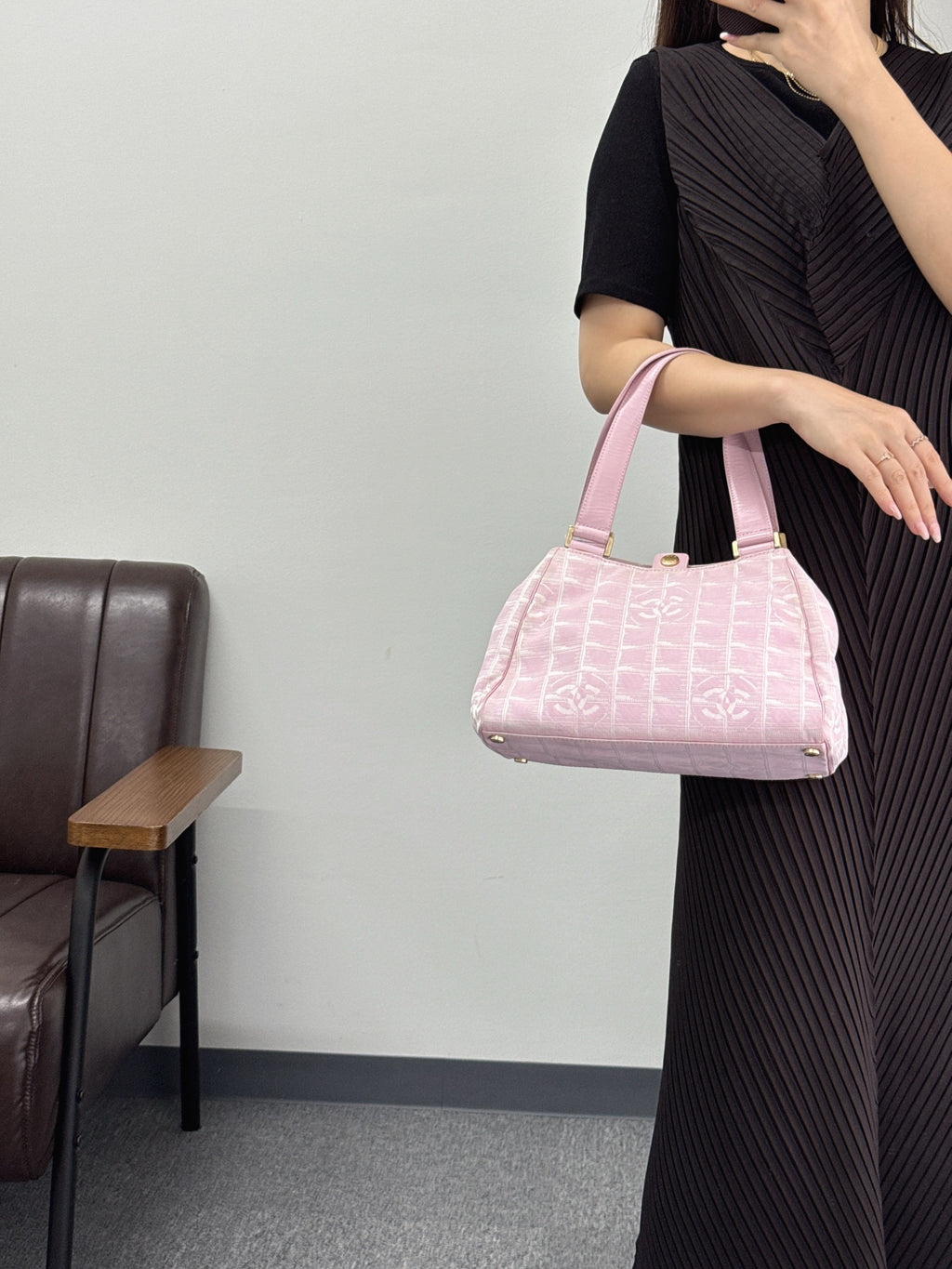 CHANEL Ice Cube Pink Handbag