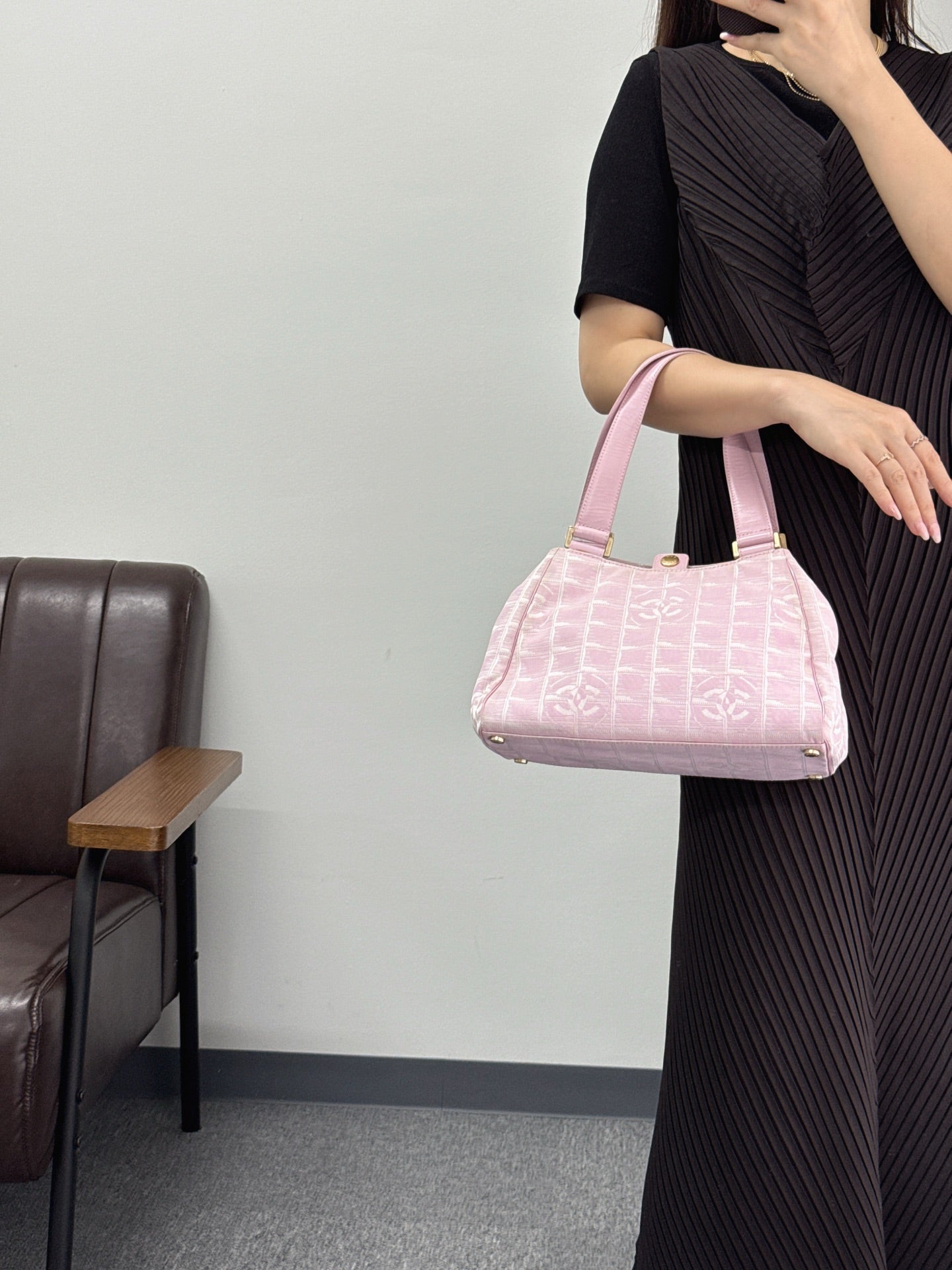 CHANEL Ice Cube Pink Handbag