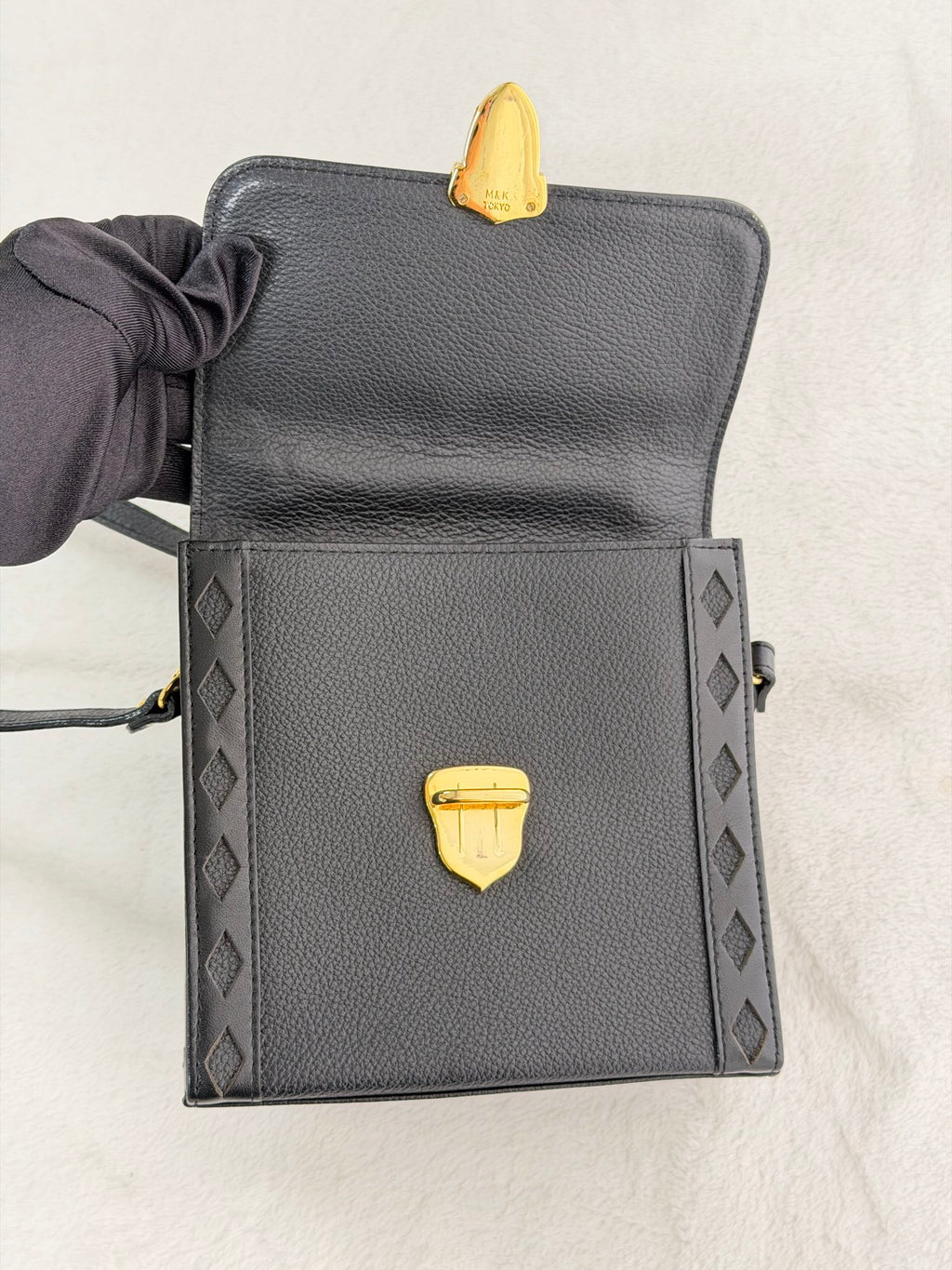 Yves Saint Laurent Genuine Mini Kelly Crossbody Handbag