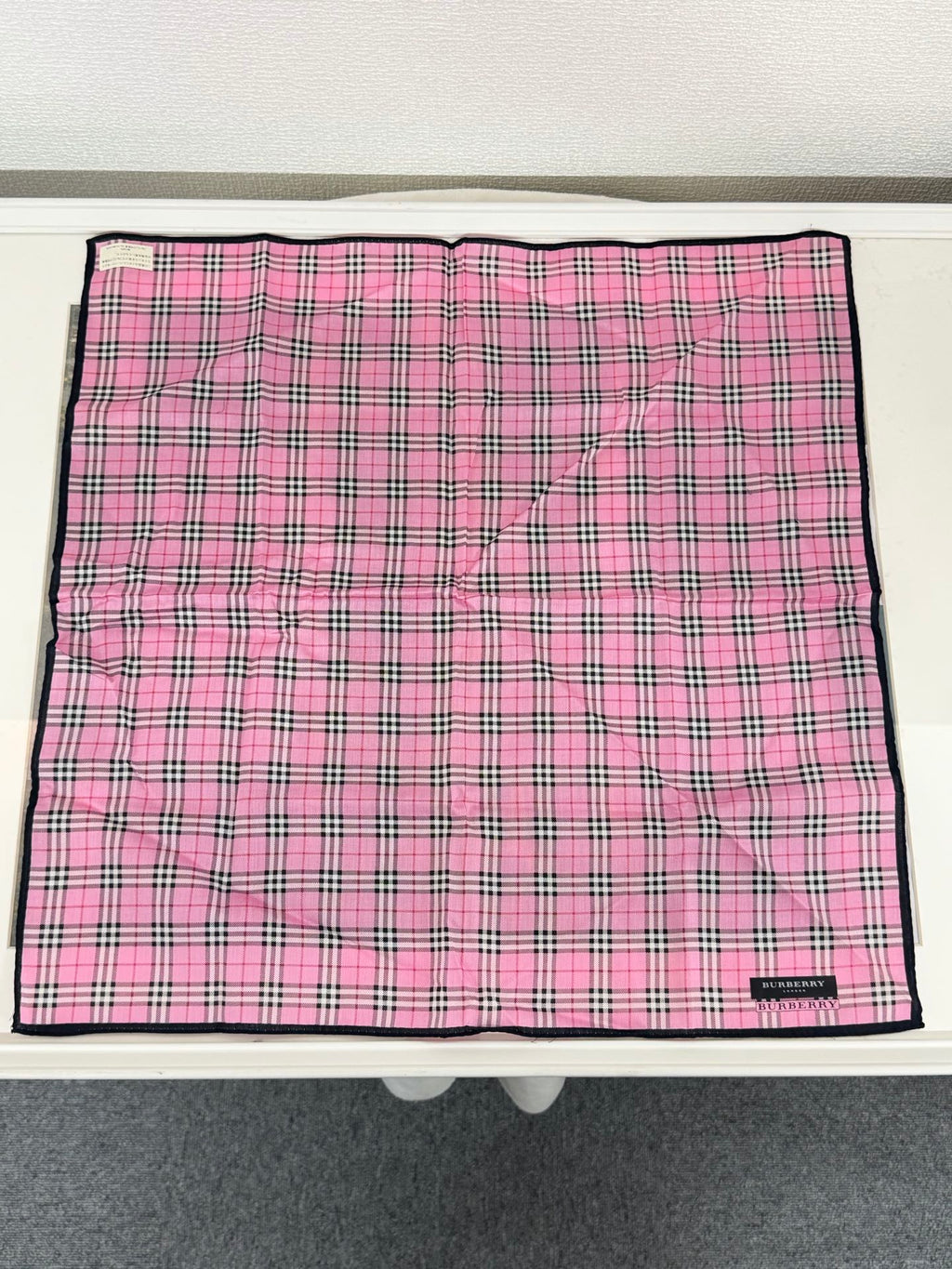 BURBERRY Check pattern Handkerchief