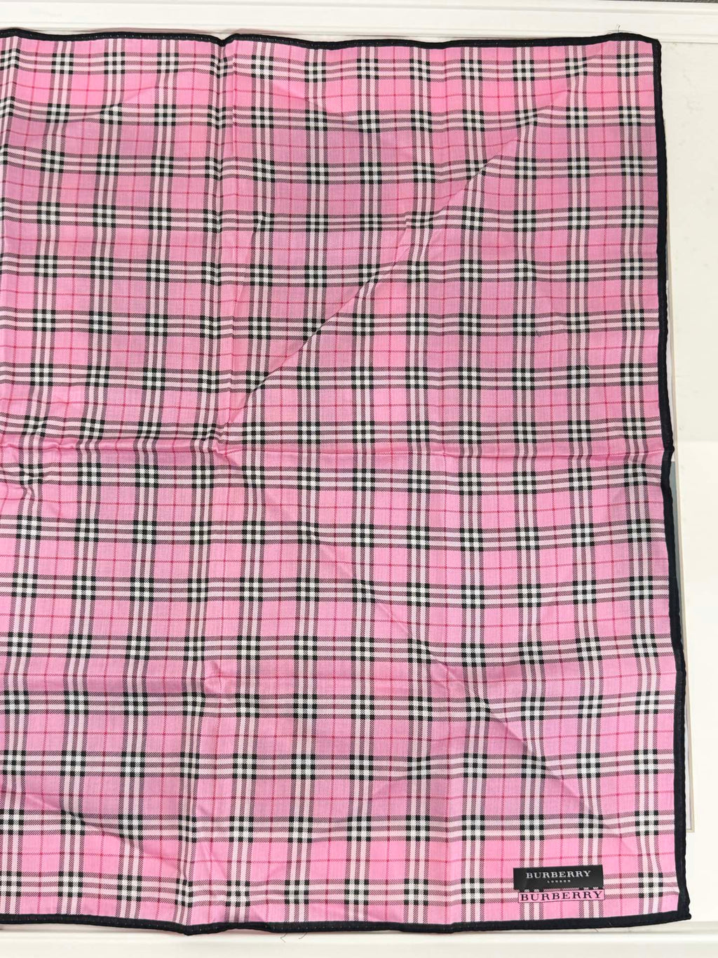 BURBERRY Check pattern Handkerchief
