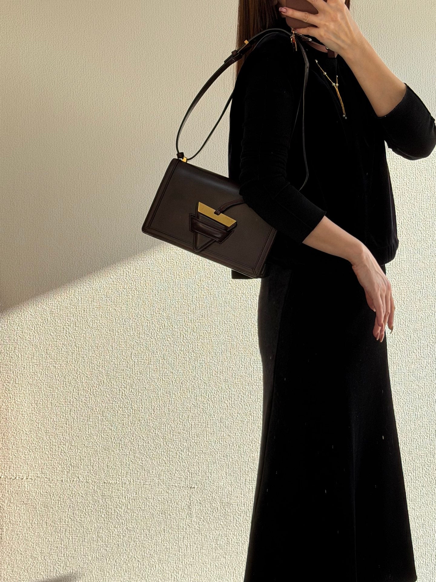 LOEWE Barcelona Genuine Shoulderbag