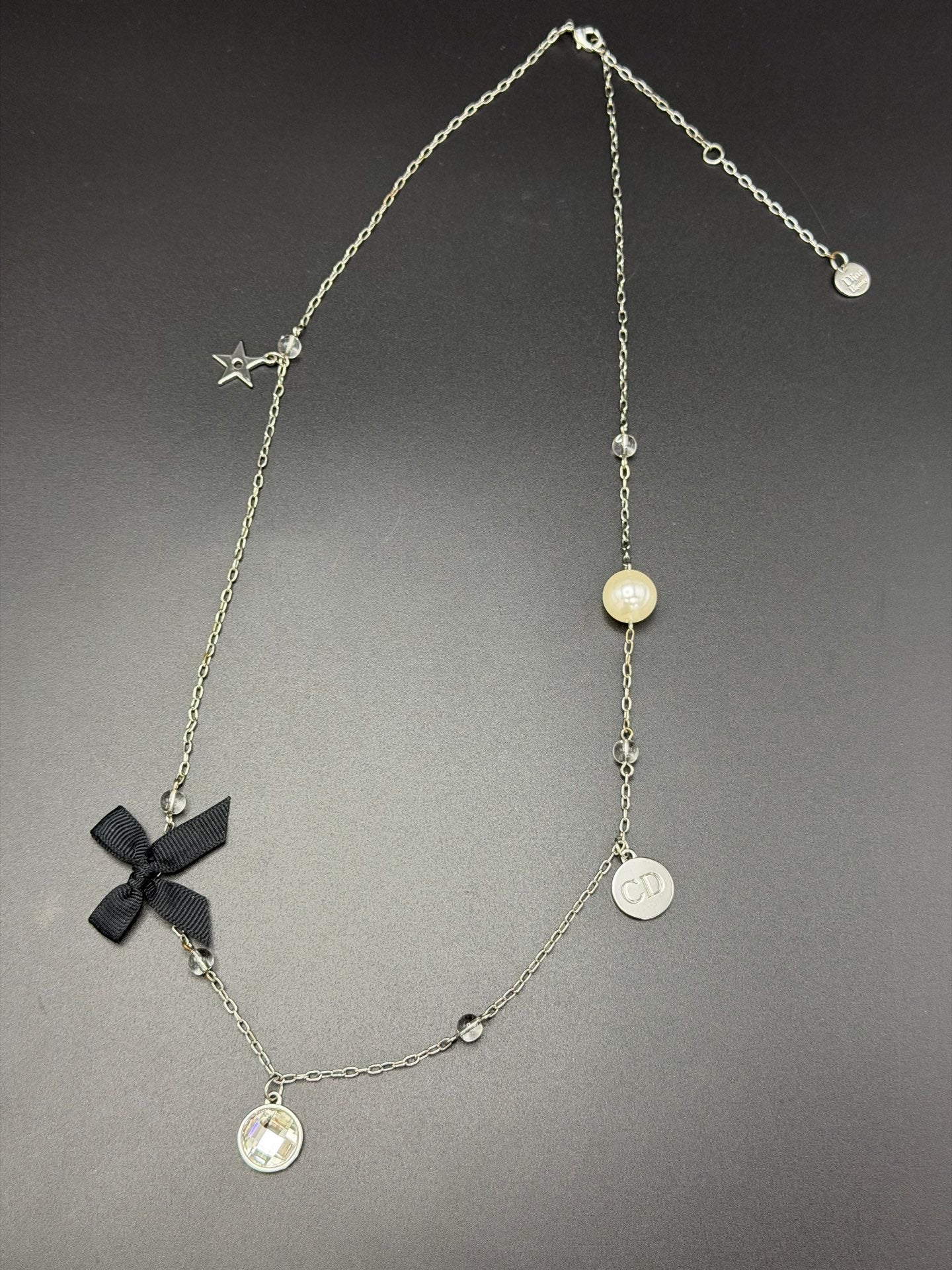 CHRISTIAN DIOR Mix Elements Long Necklace