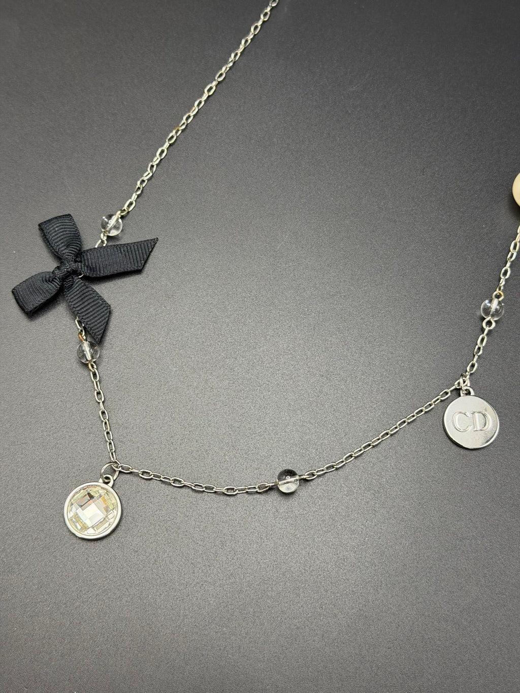 CHRISTIAN DIOR Mix Elements Long Necklace