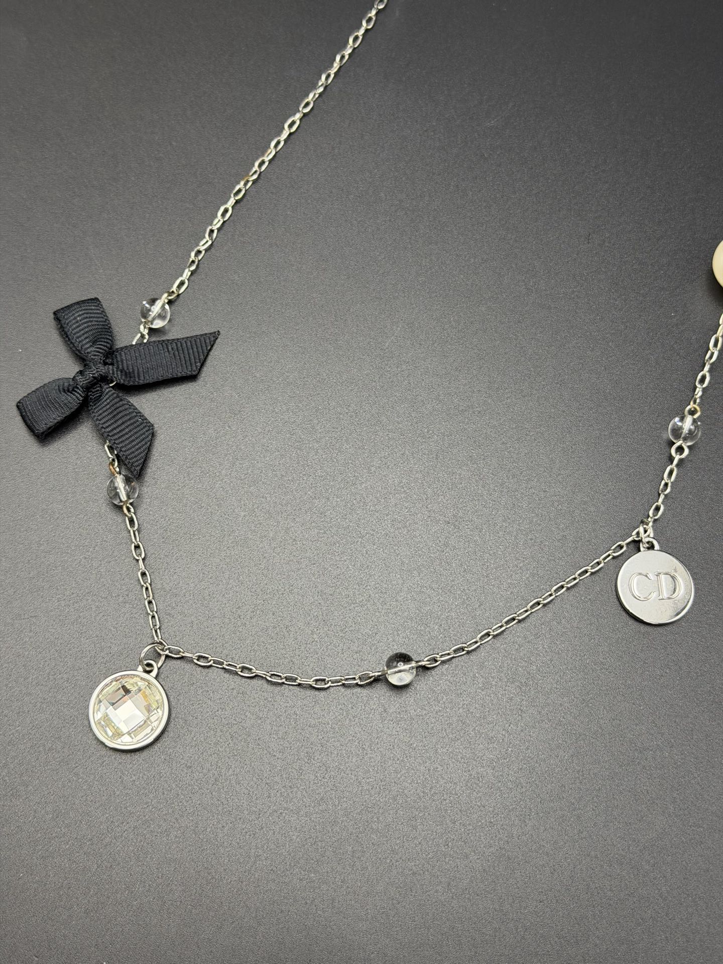 CHRISTIAN DIOR Mix Elements Long Necklace