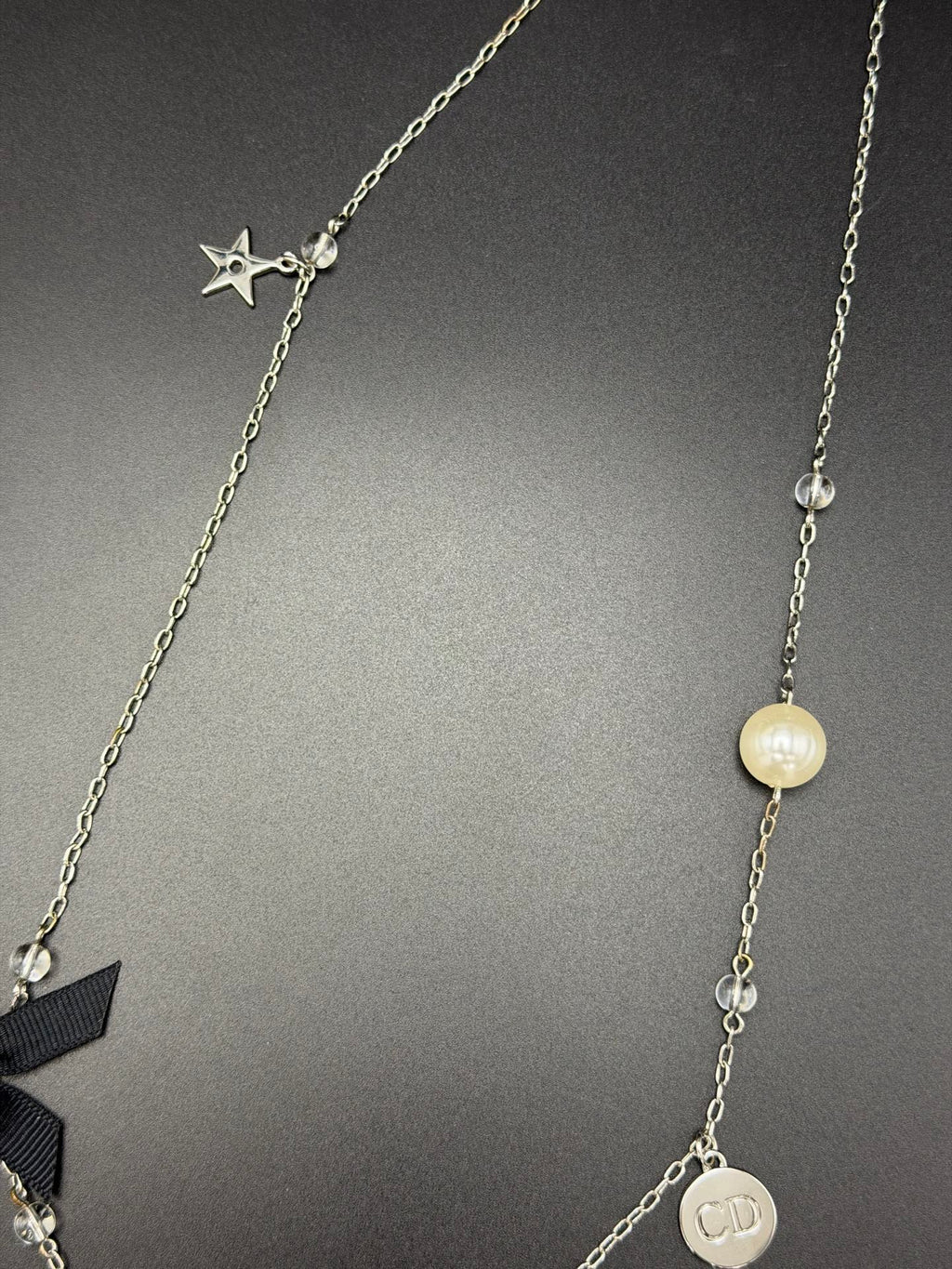 CHRISTIAN DIOR Mix Elements Long Necklace