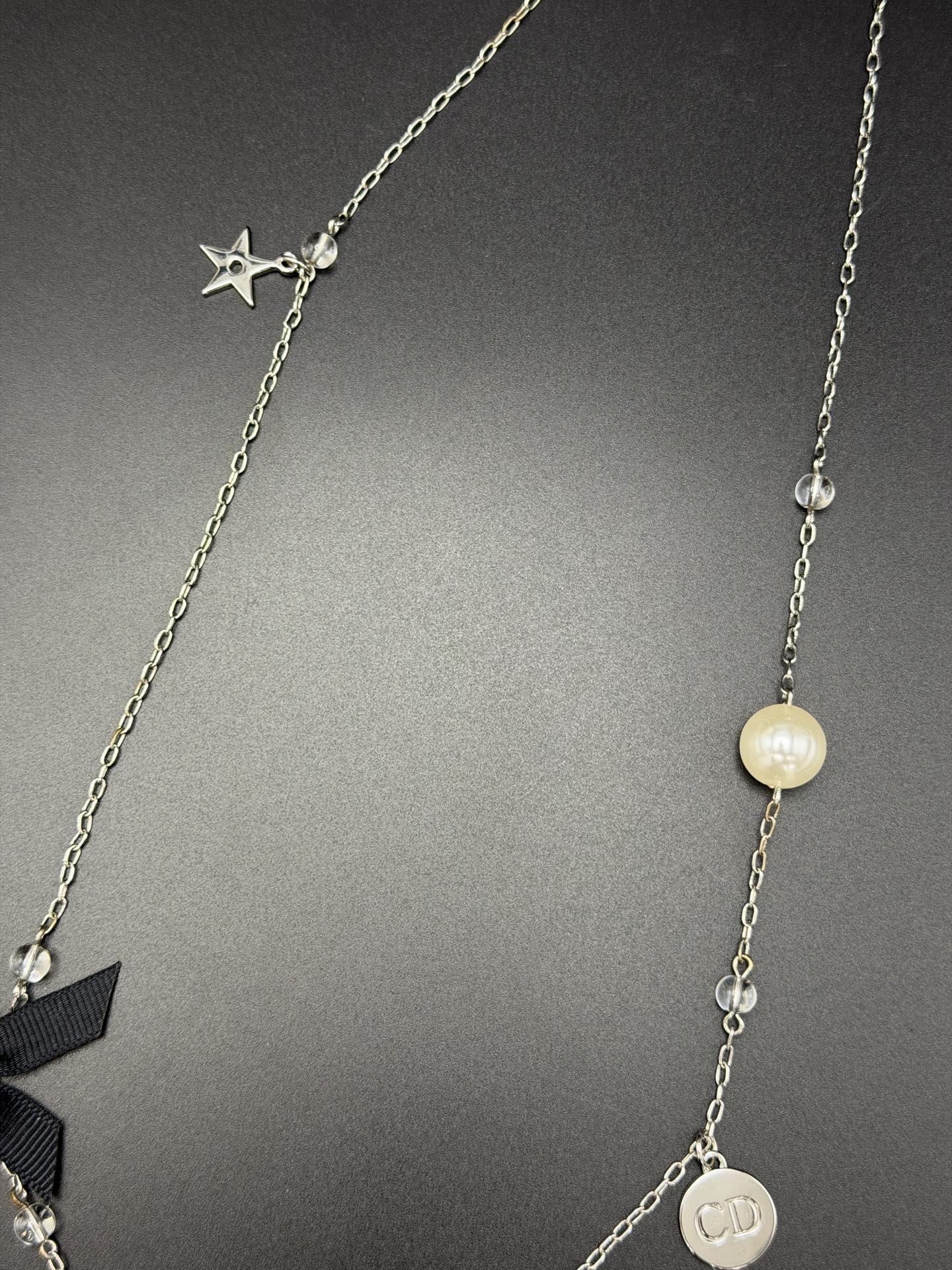 CHRISTIAN DIOR Mix Elements Long Necklace