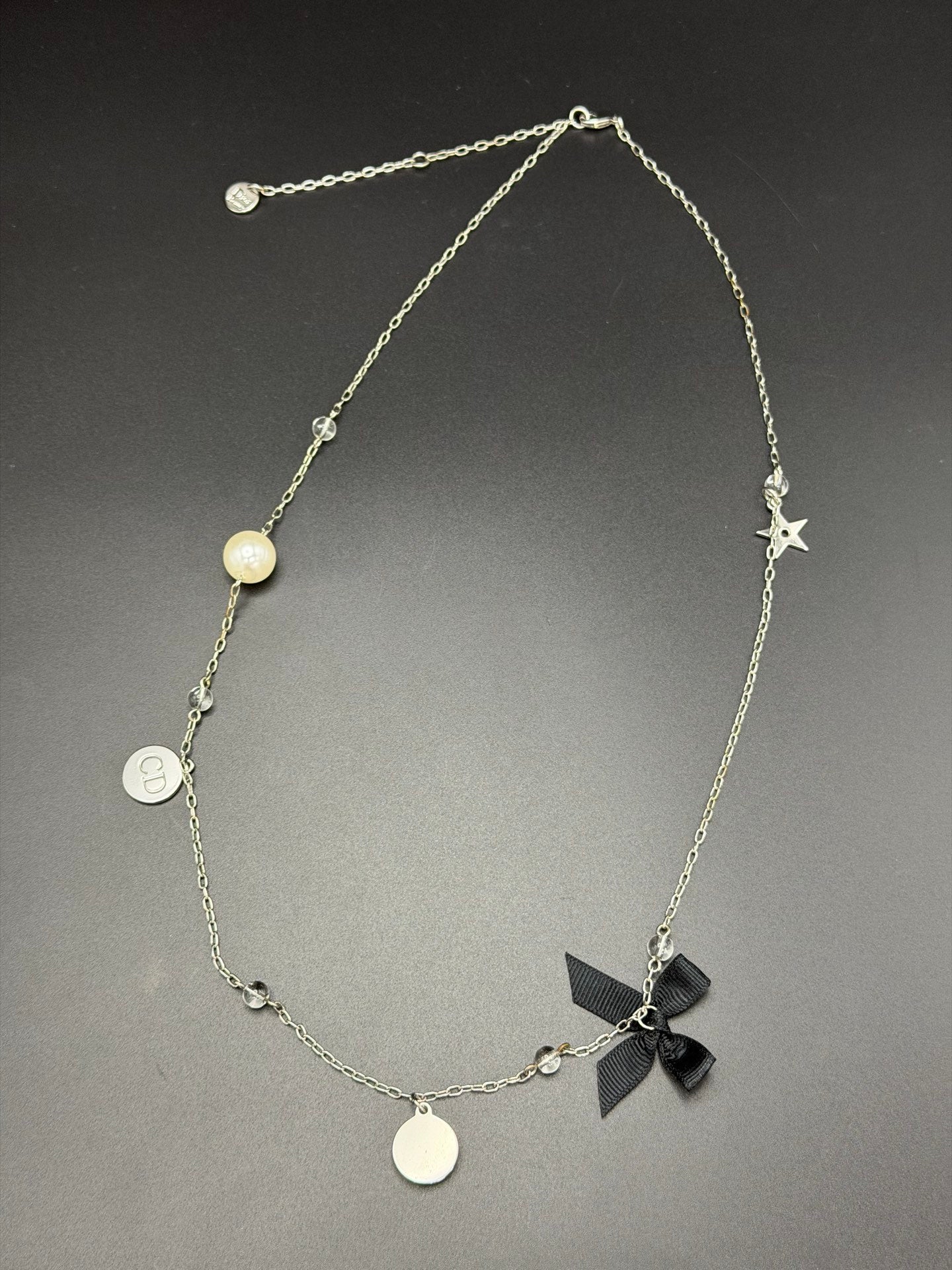 CHRISTIAN DIOR Mix Elements Long Necklace