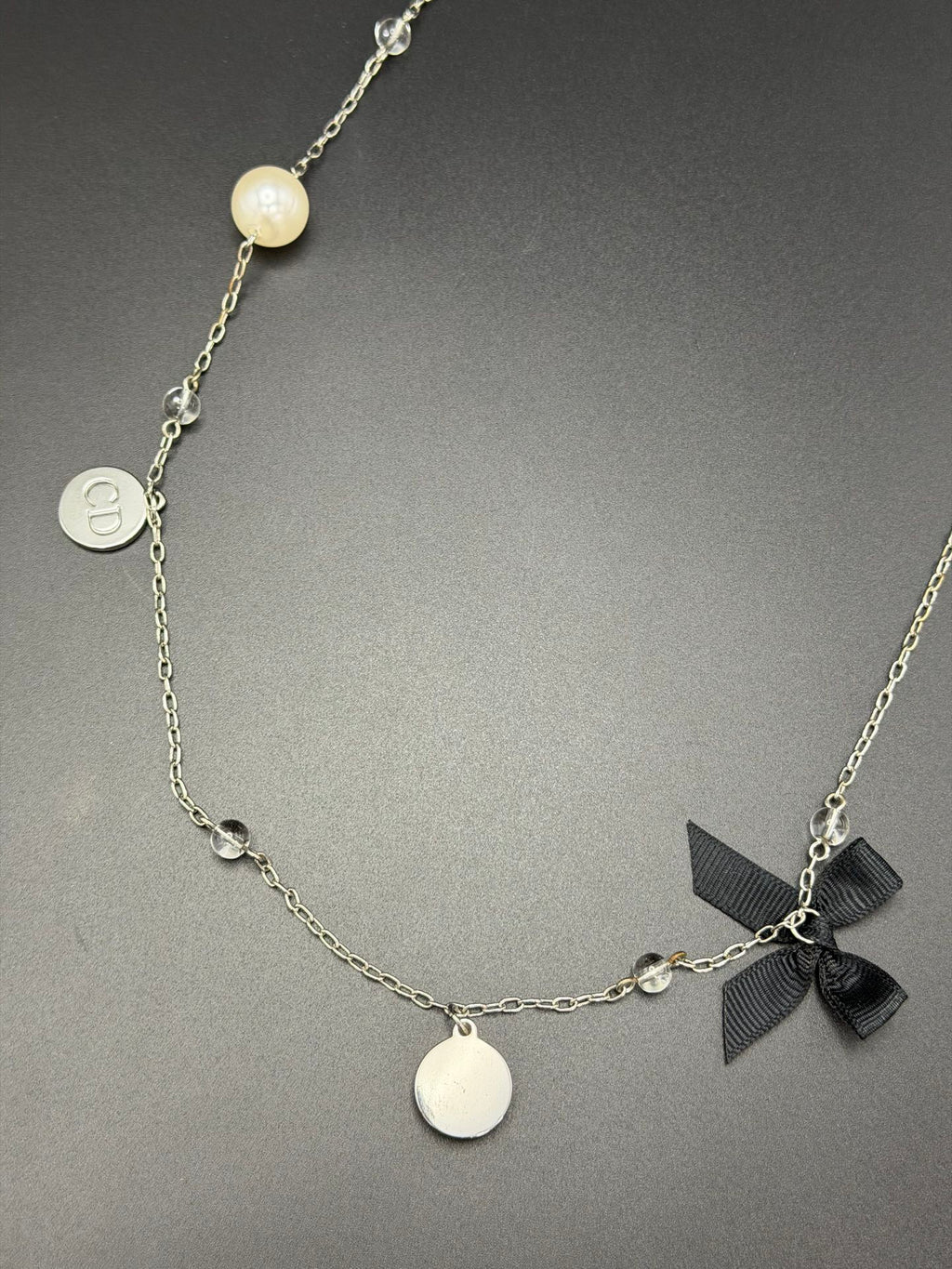 CHRISTIAN DIOR Mix Elements Long Necklace