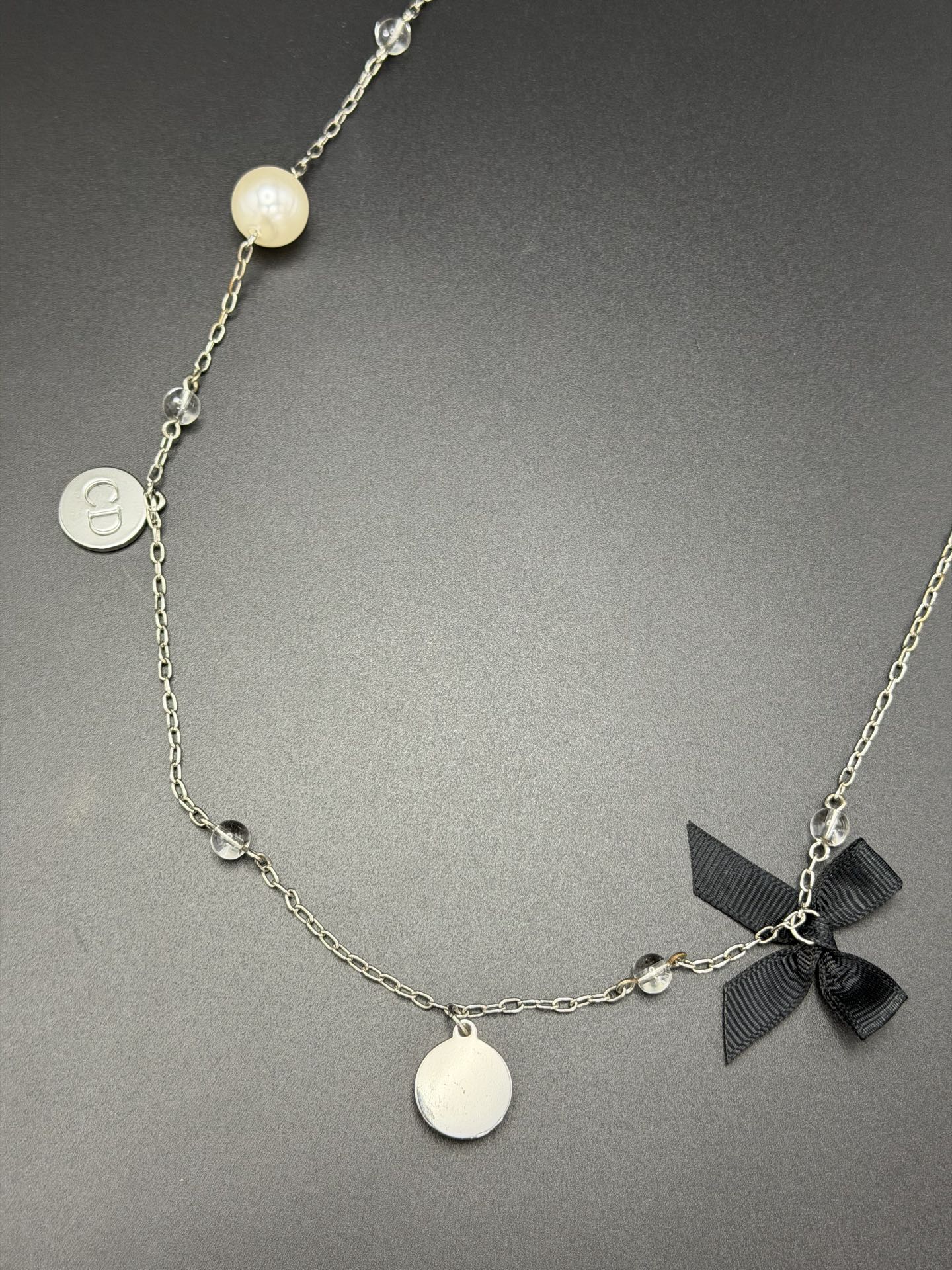 CHRISTIAN DIOR Mix Elements Long Necklace