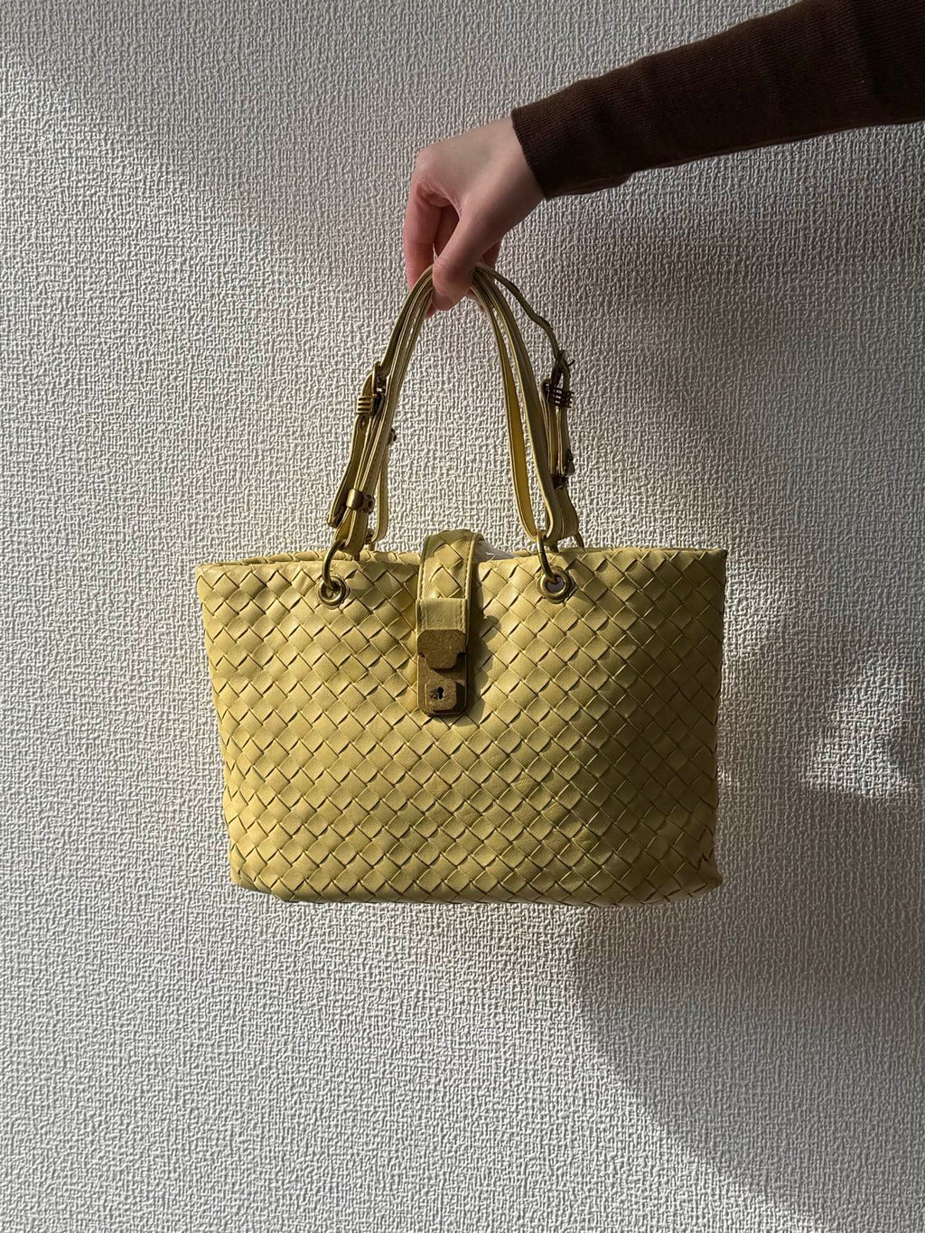 BOTTEGA VENETA Intrecciato Andiamo Genuine Handbag