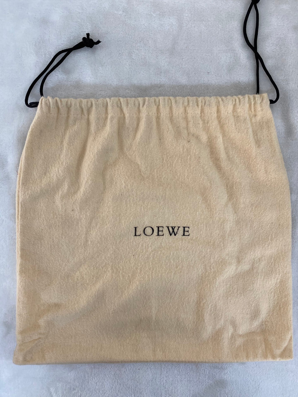 LOEWE Canvas Boston Woven Handle Handbag