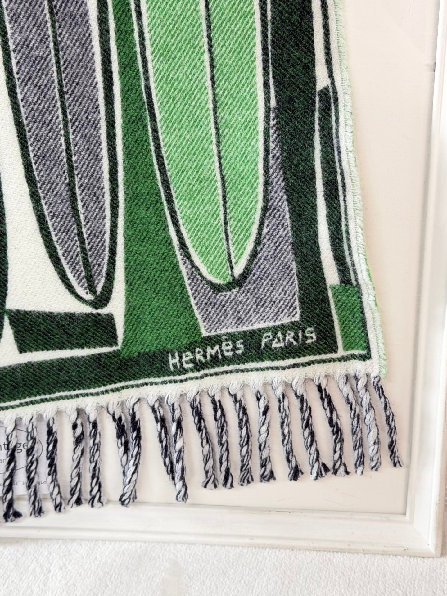 HERMES Cashmere Scarf