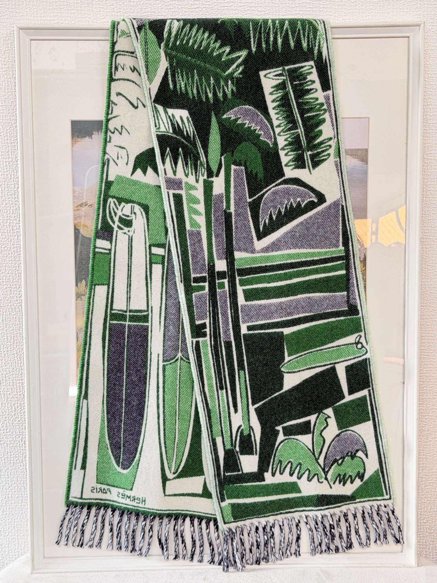 HERMES Cashmere Scarf