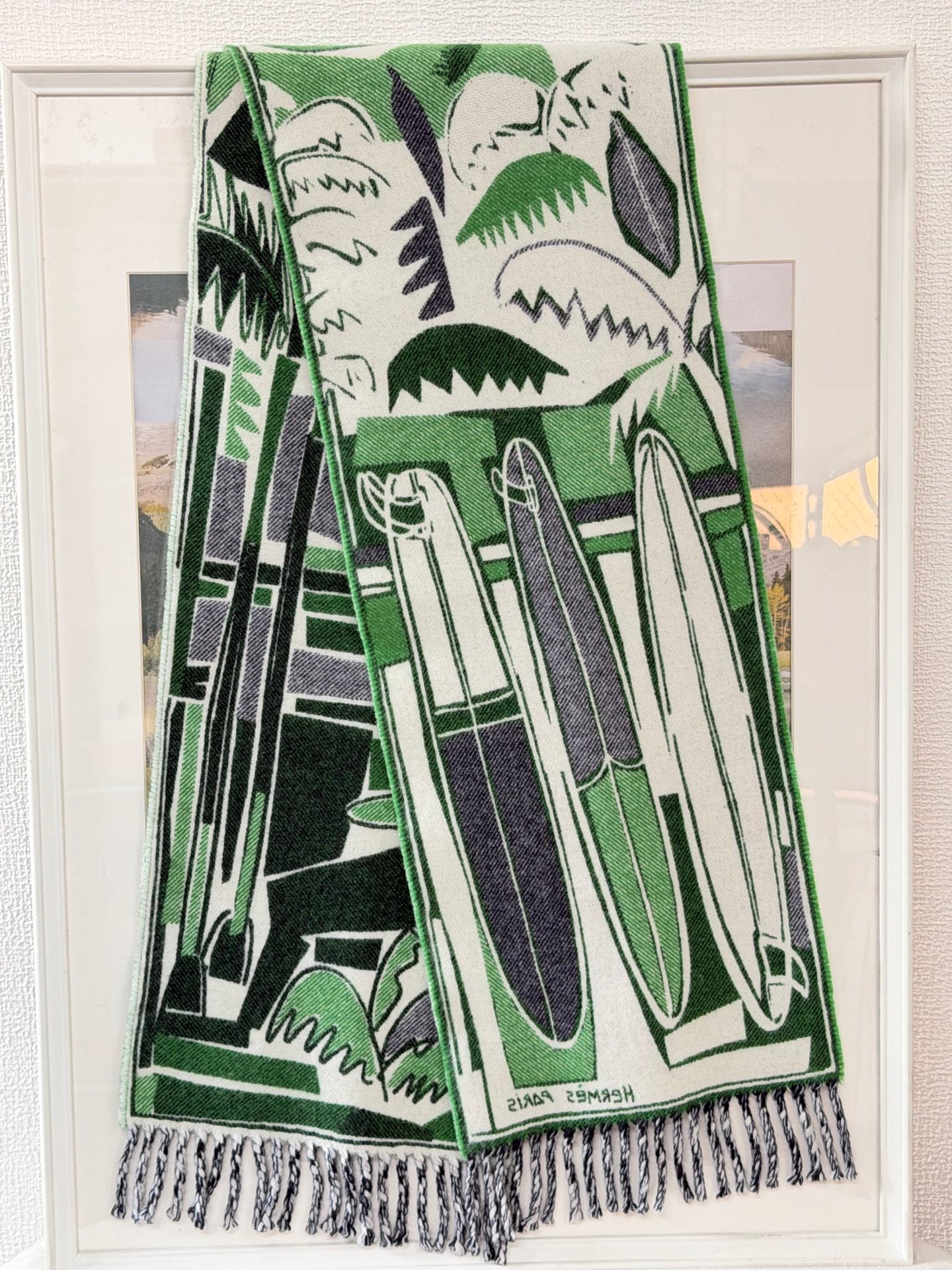 HERMES Cashmere Scarf