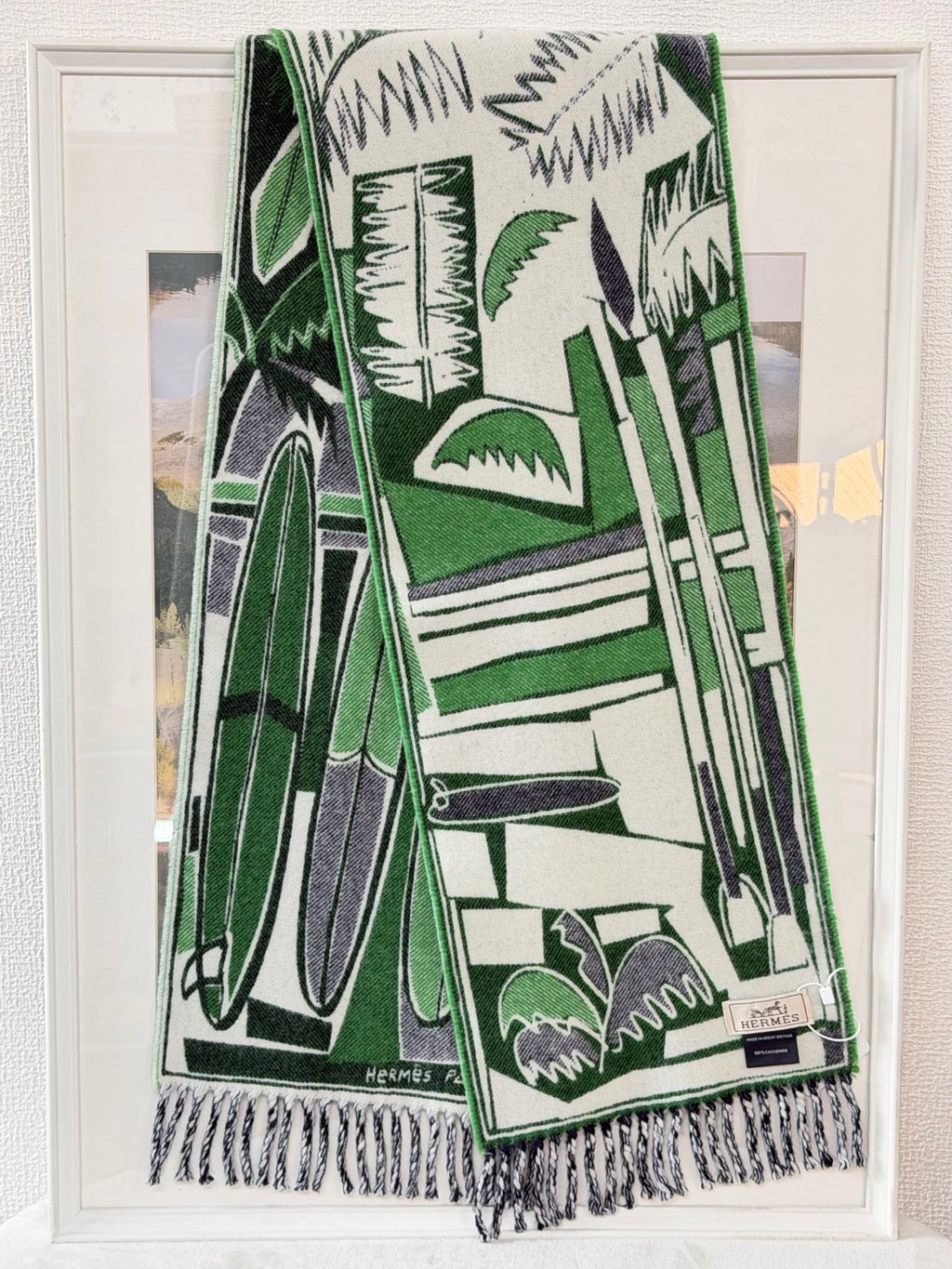 HERMES Cashmere Scarf
