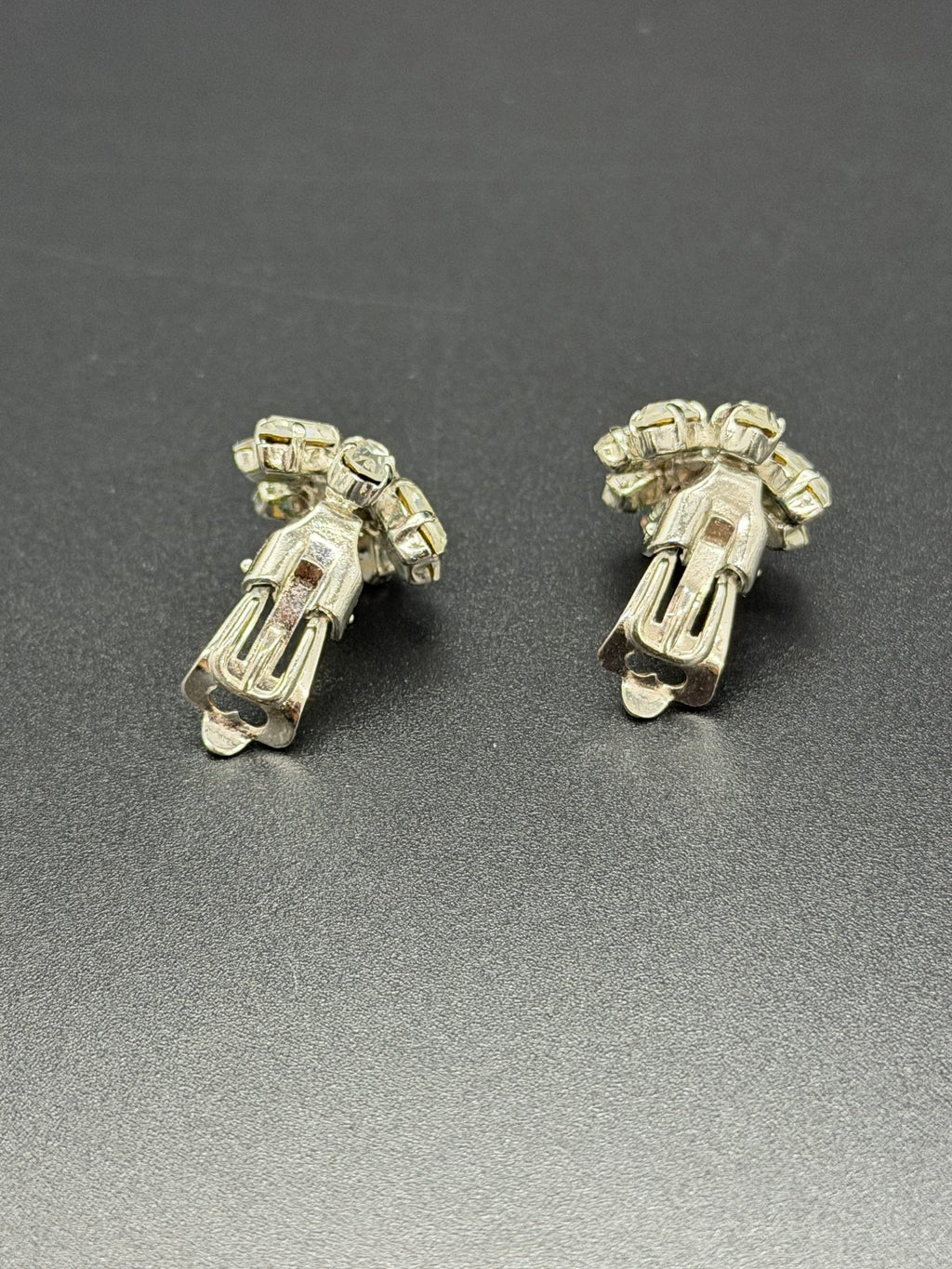 CHRISTIAN DIOR Rhinestone Clips On