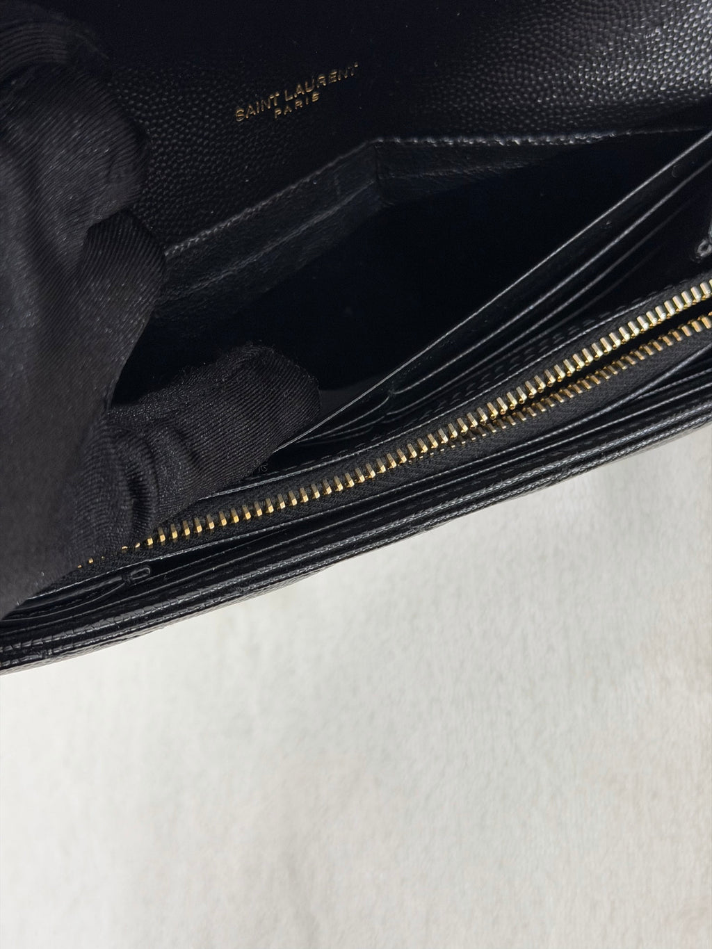 Yves Saint Laurent Classic Chevron Bifold Wallet