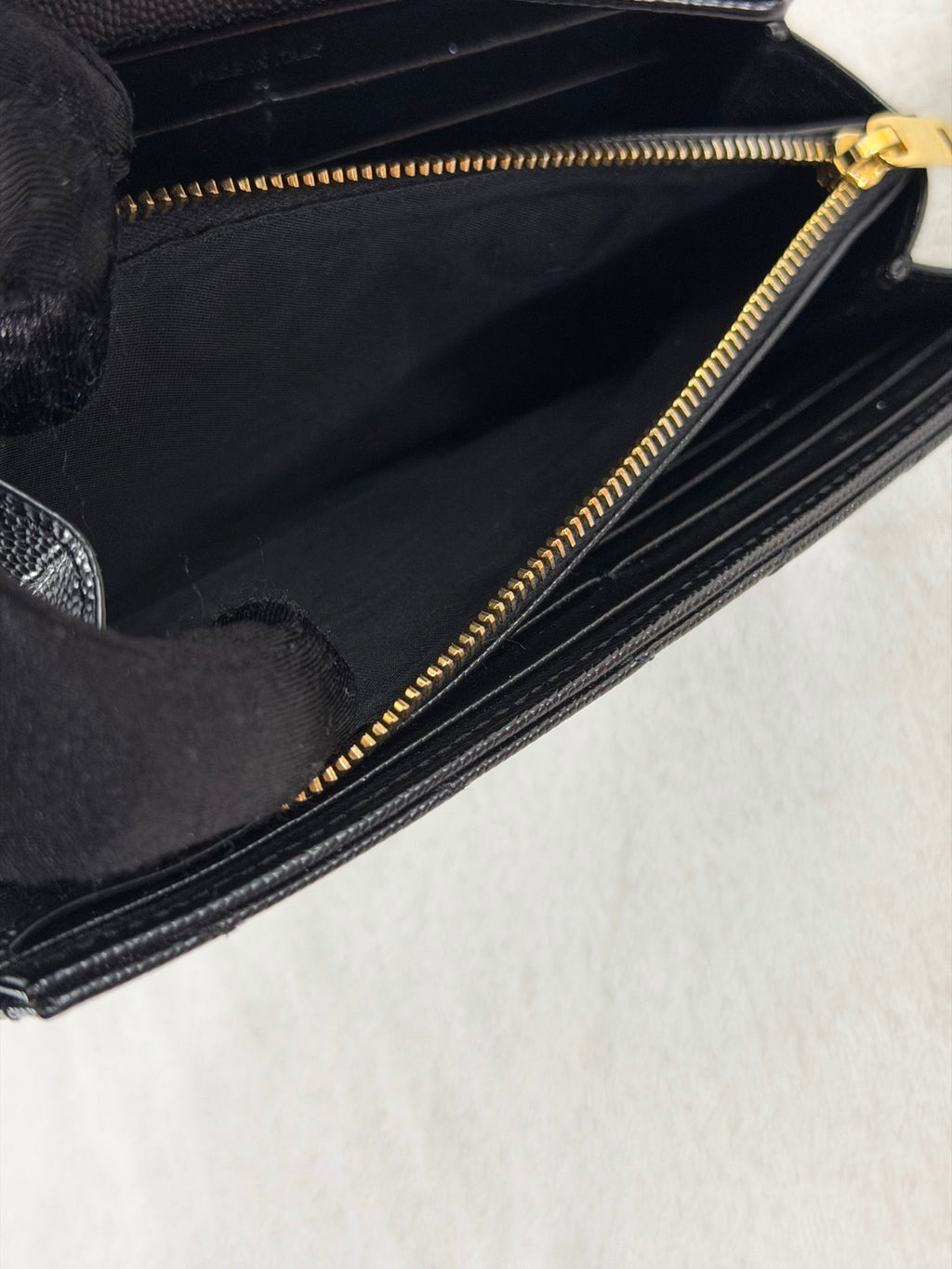 Yves Saint Laurent Classic Chevron Bifold Wallet