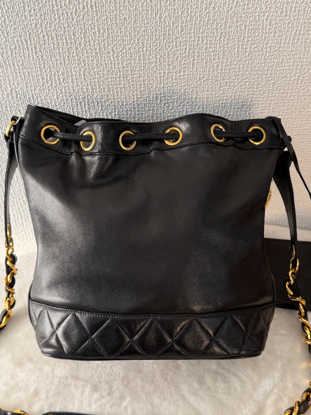 CHANEL Genuine Bucket Set Bag