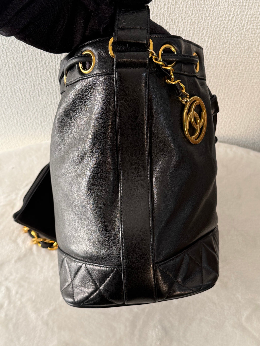 CHANEL Genuine Bucket Set Bag