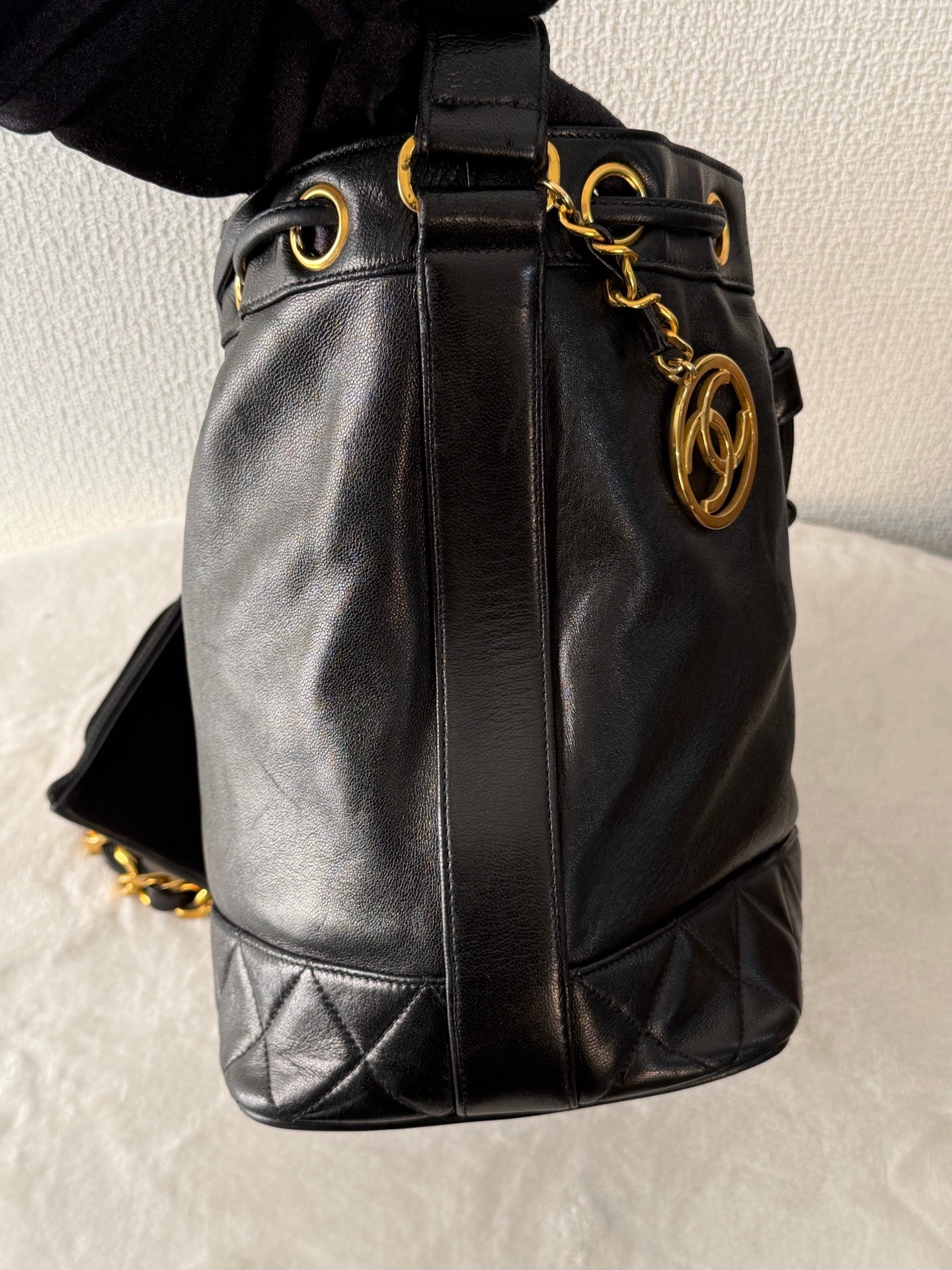 CHANEL Genuine Bucket Set Bag