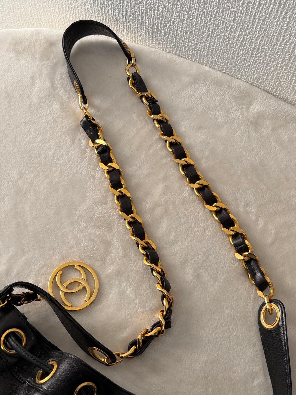 CHANEL Genuine Bucket Set Bag