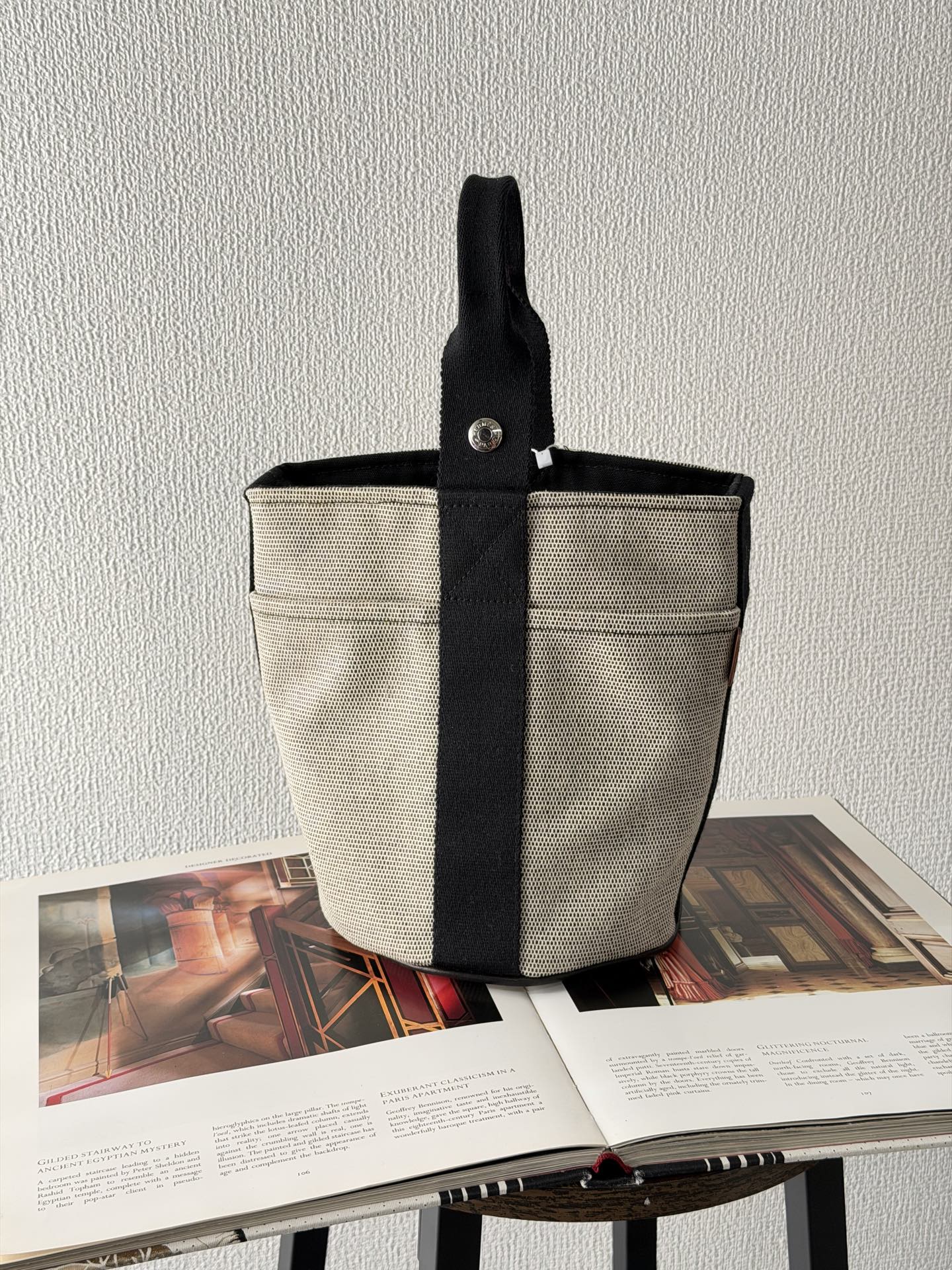 Hermès Saxo Canvas PM Handbag