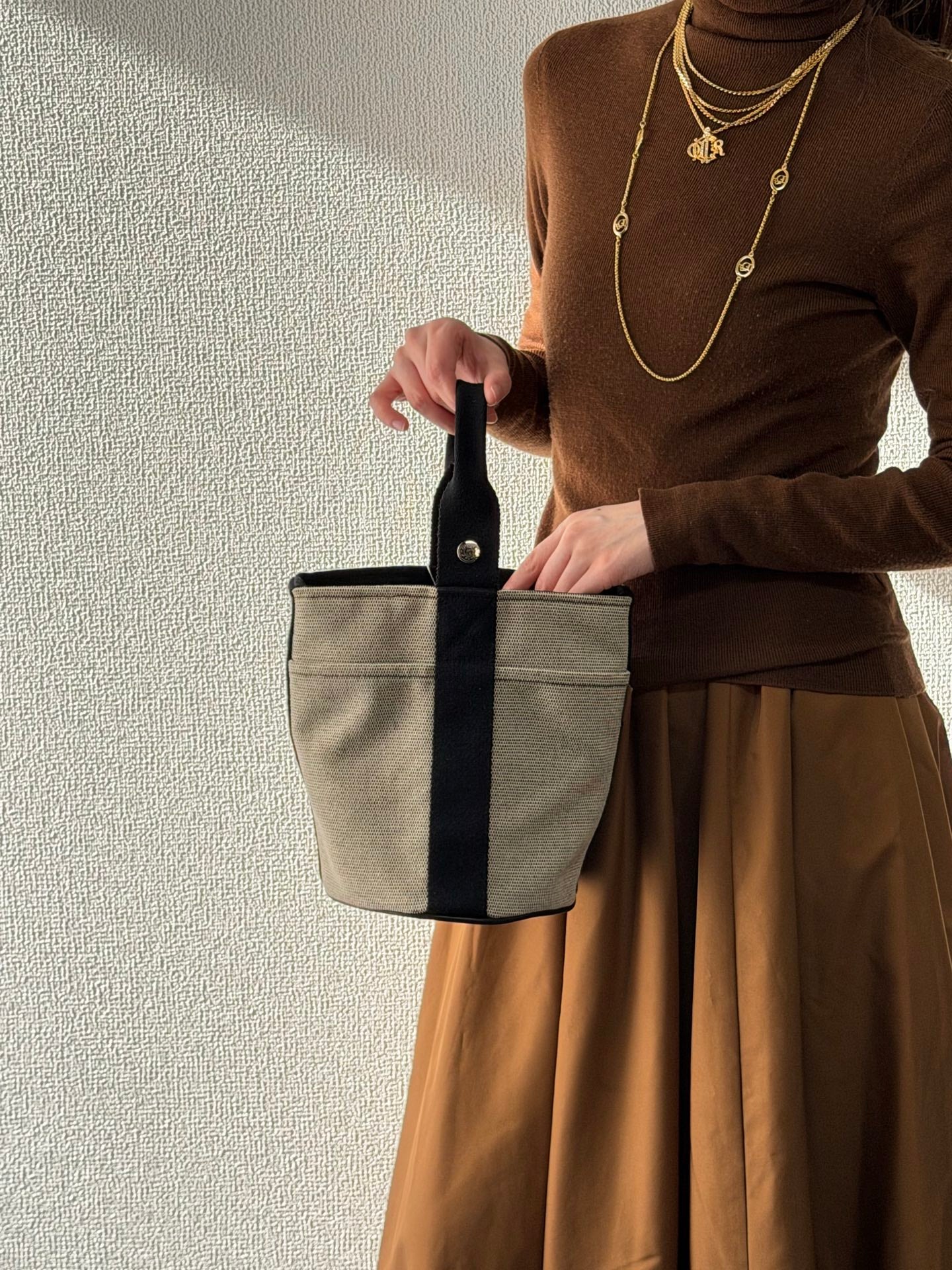 Hermès Saxo Canvas PM Handbag