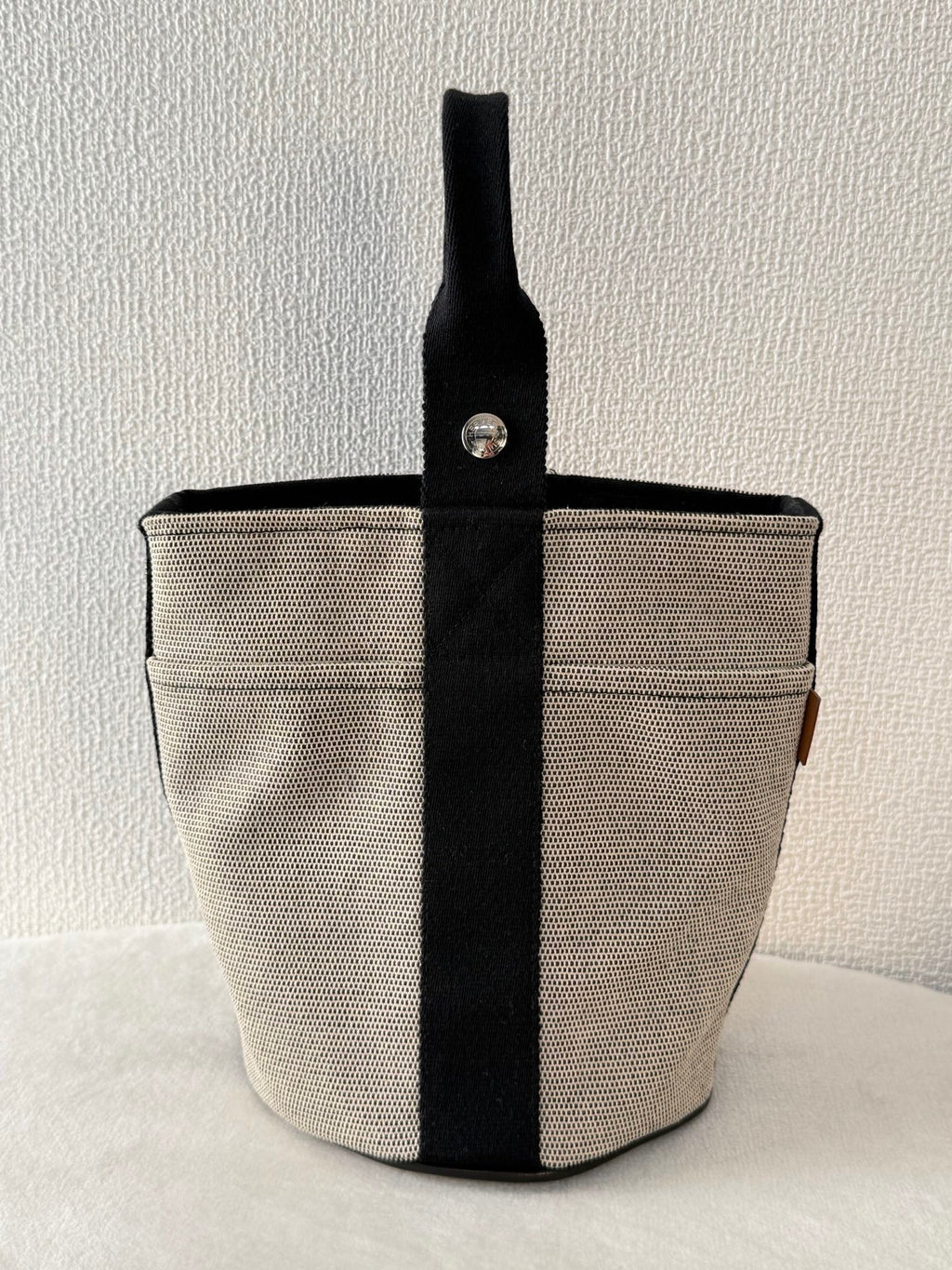 Hermès Saxo Canvas PM Handbag