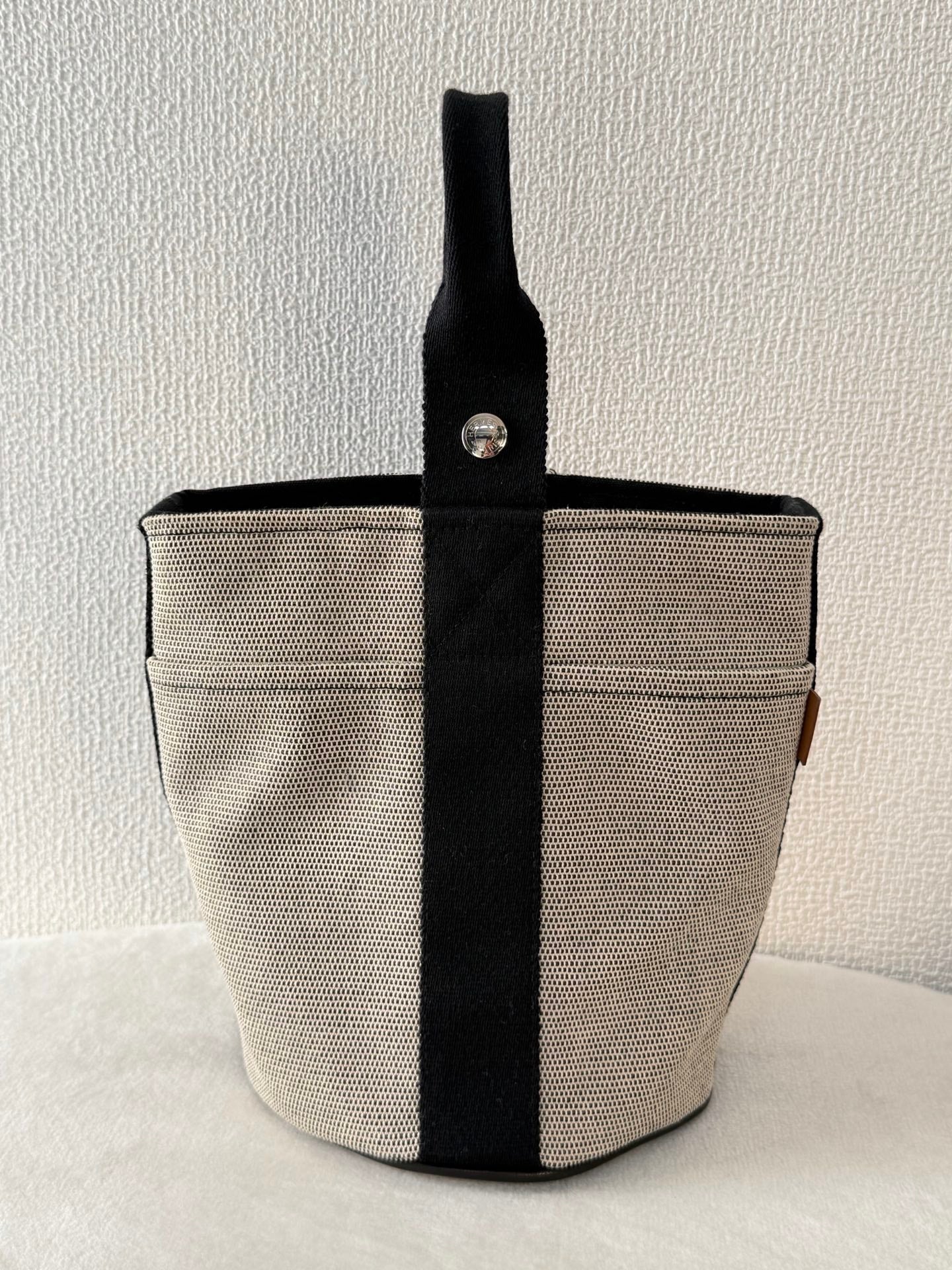 Hermès Saxo Canvas PM Handbag