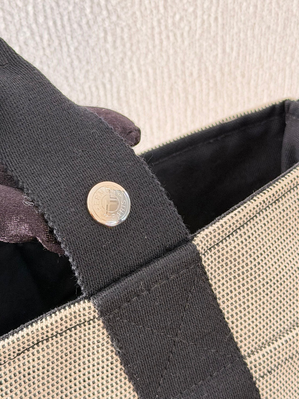 Hermès Saxo Canvas PM Handbag