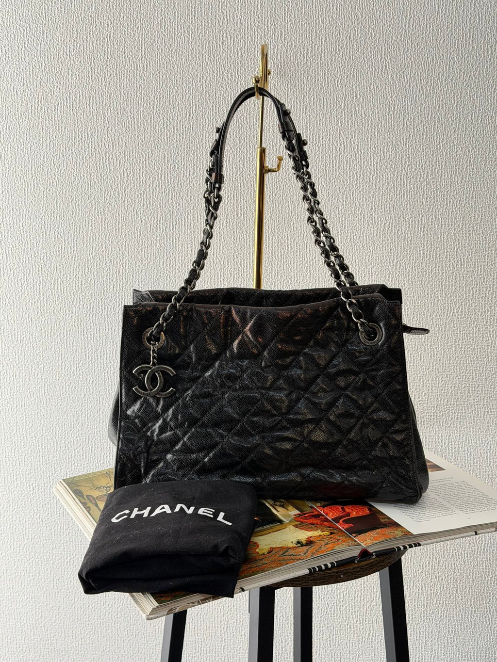 CHANEL Cavier Quilted Totebag