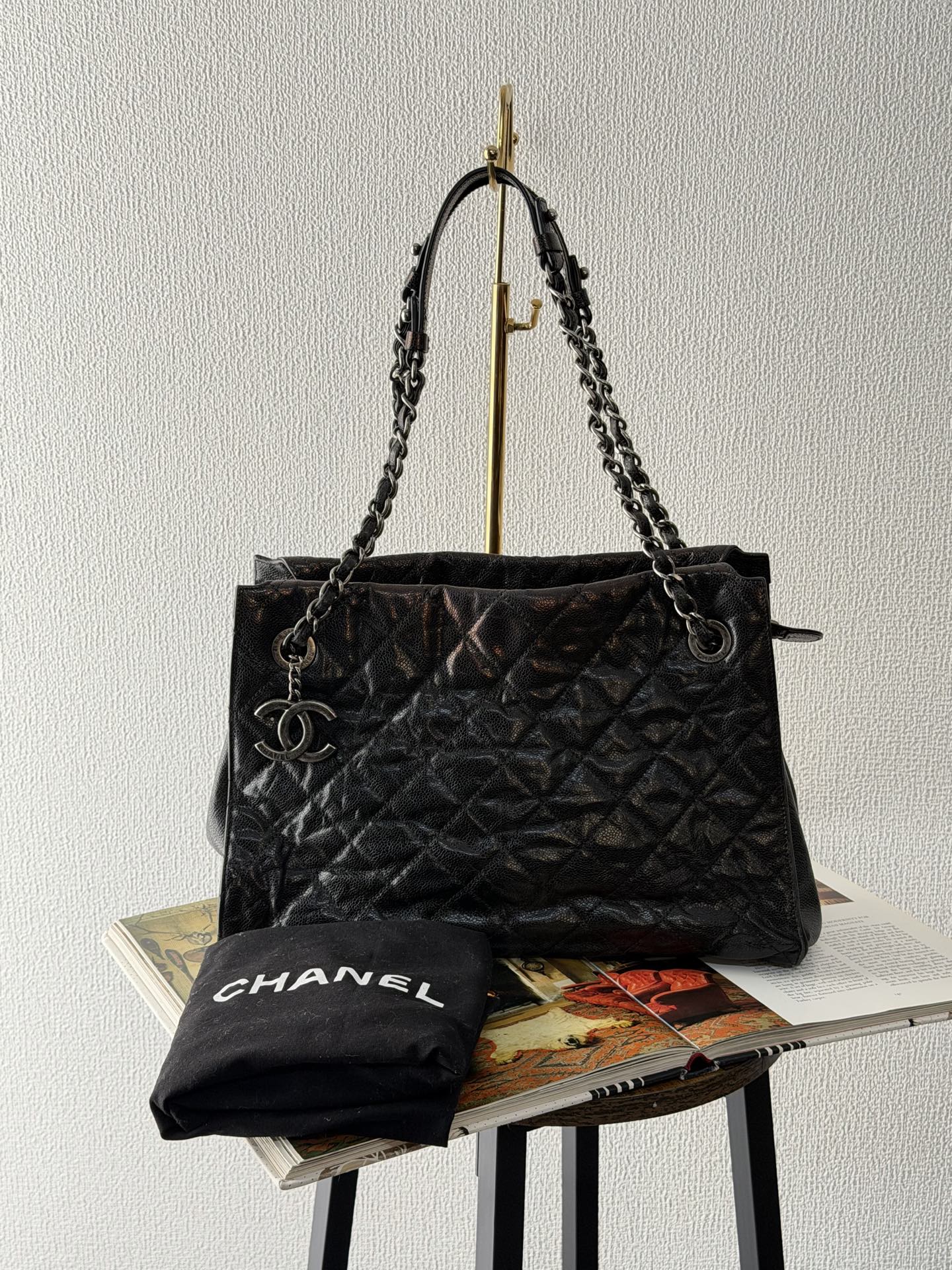 CHANEL Cavier Quilted Totebag