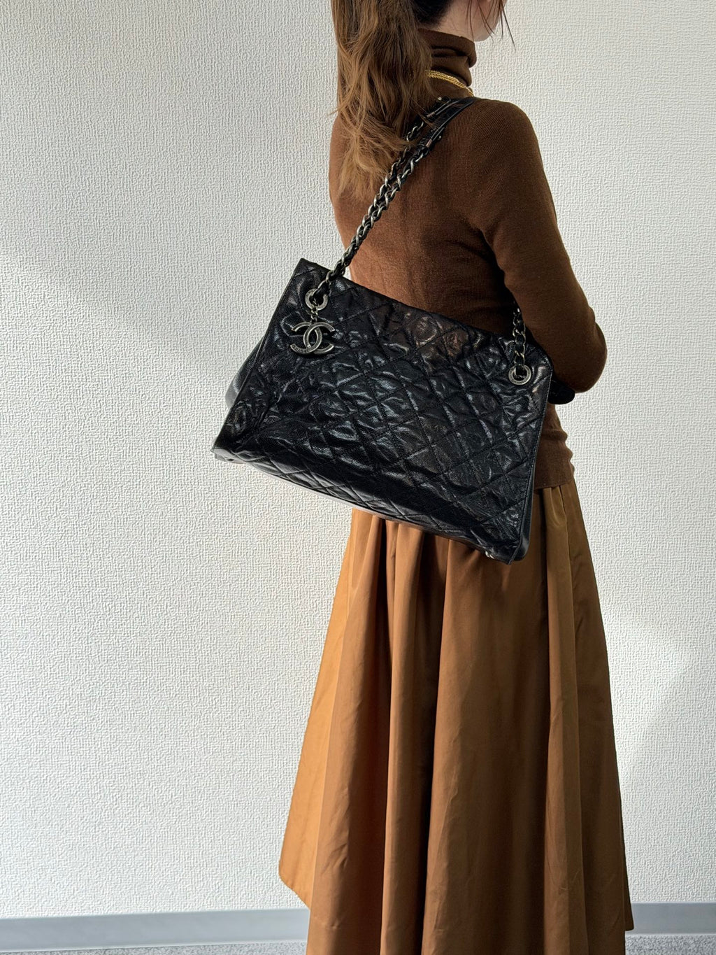CHANEL Cavier Quilted Totebag