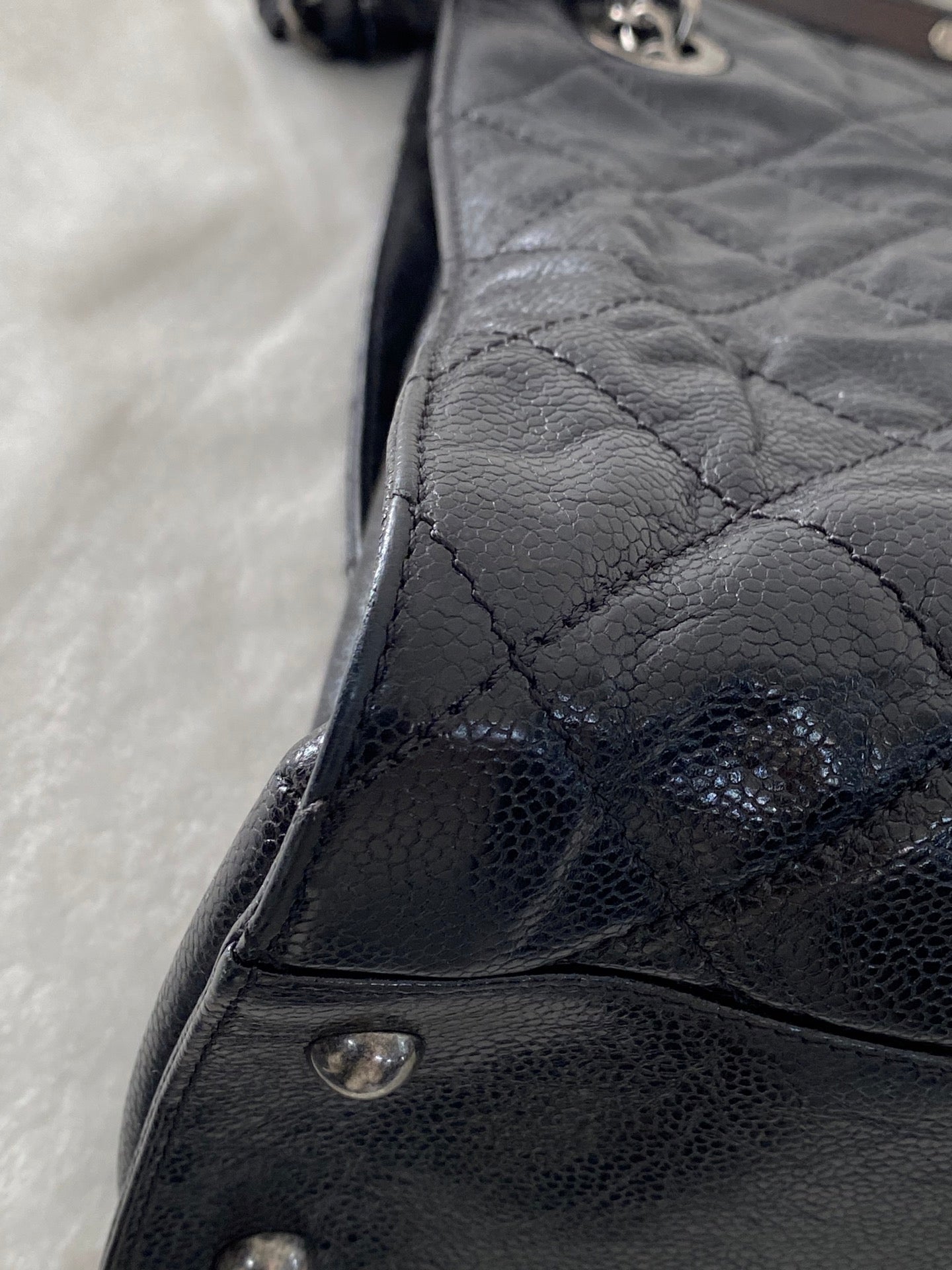 CHANEL Cavier Quilted Totebag