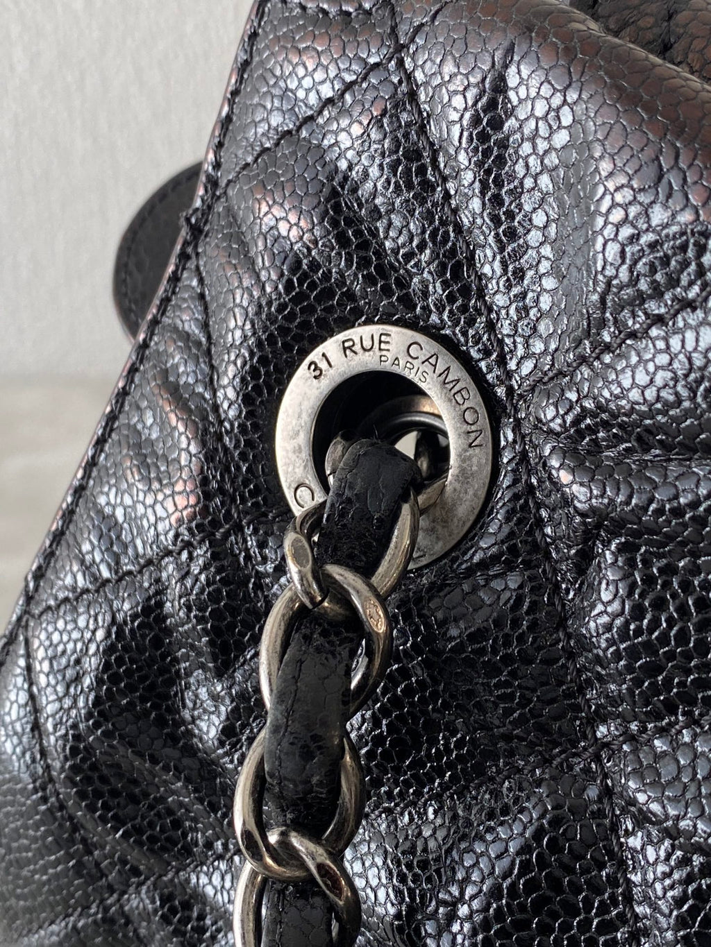 CHANEL Cavier Quilted Totebag