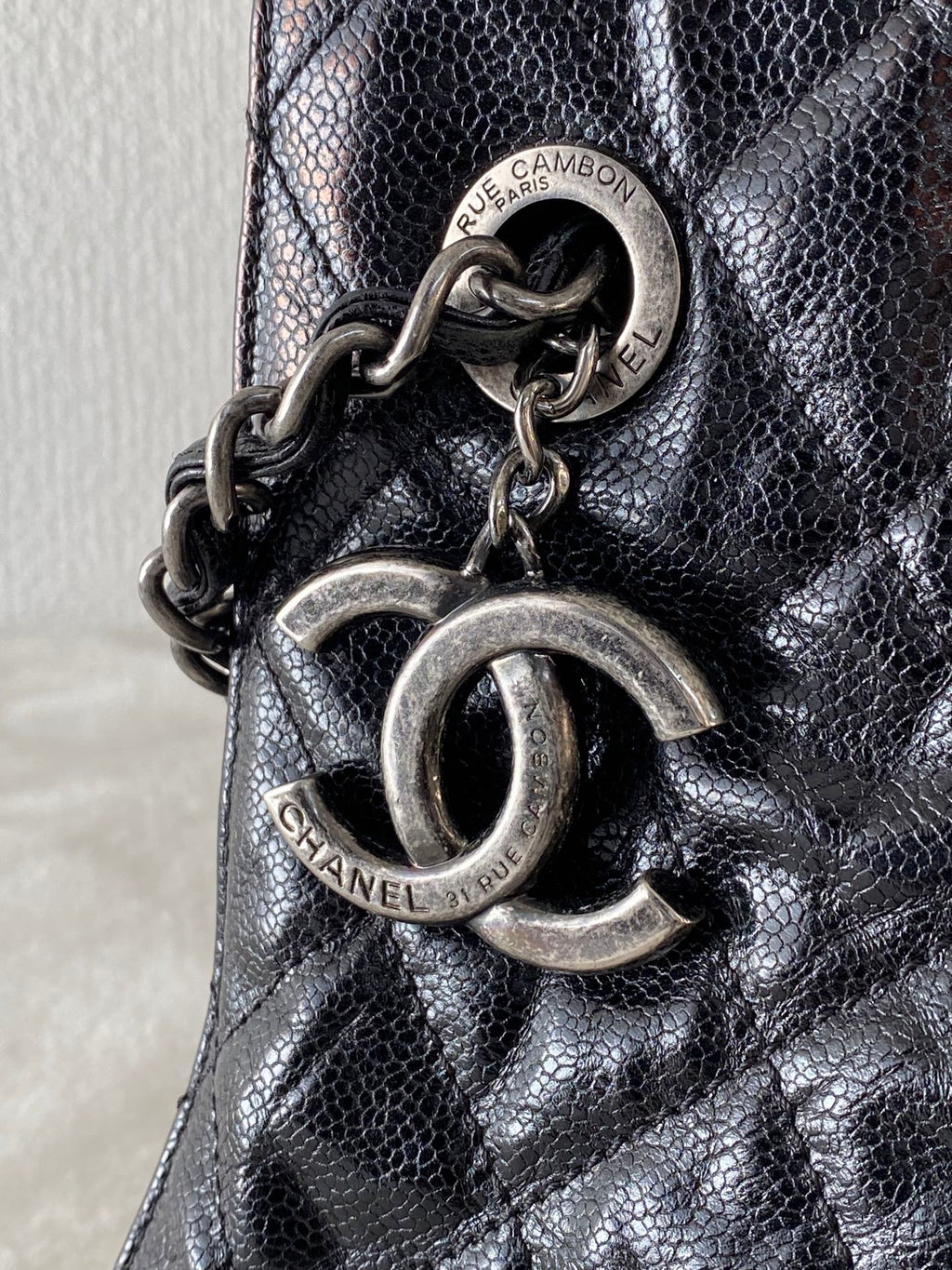 CHANEL Cavier Quilted Totebag