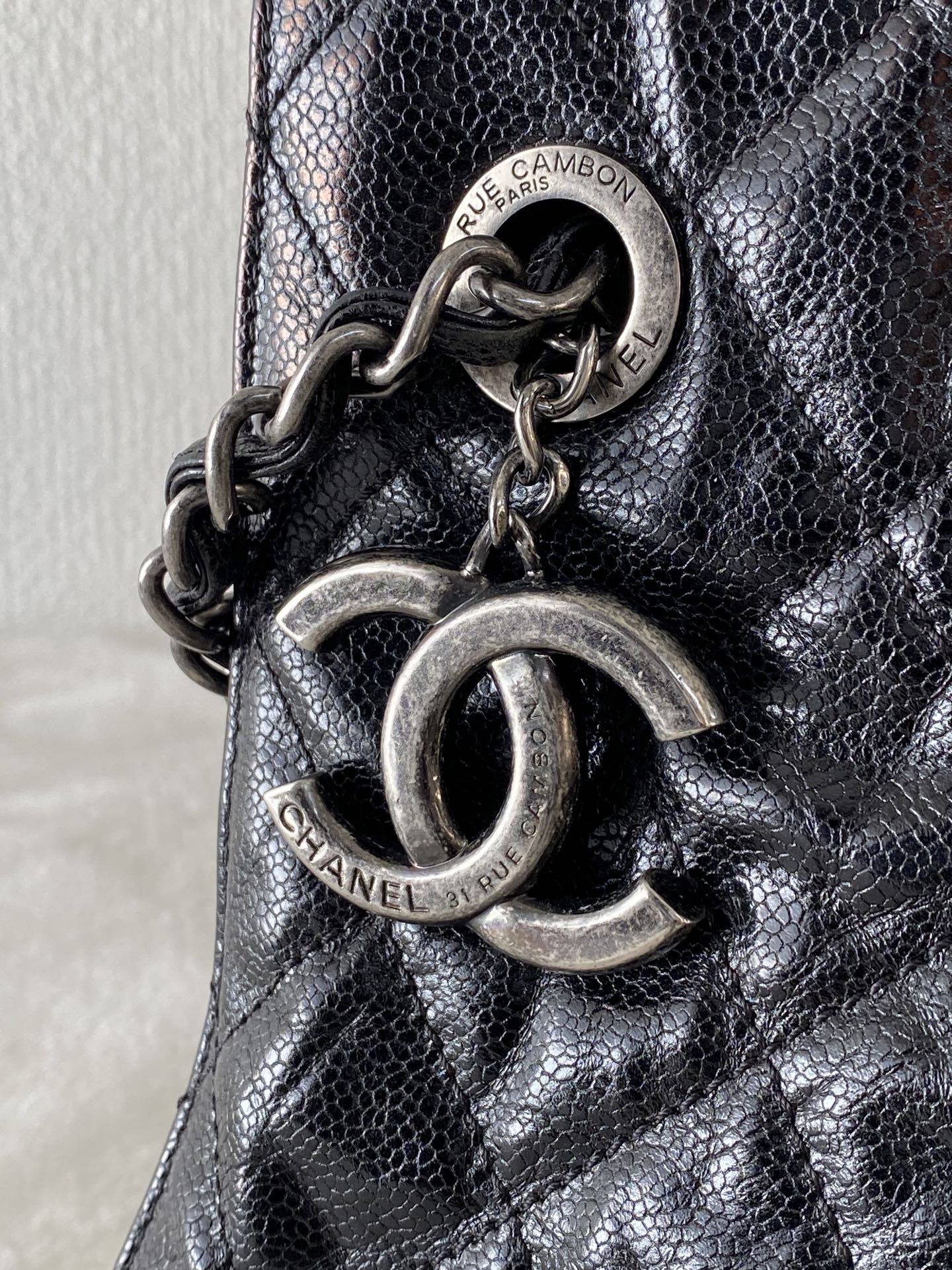 CHANEL Cavier Quilted Totebag