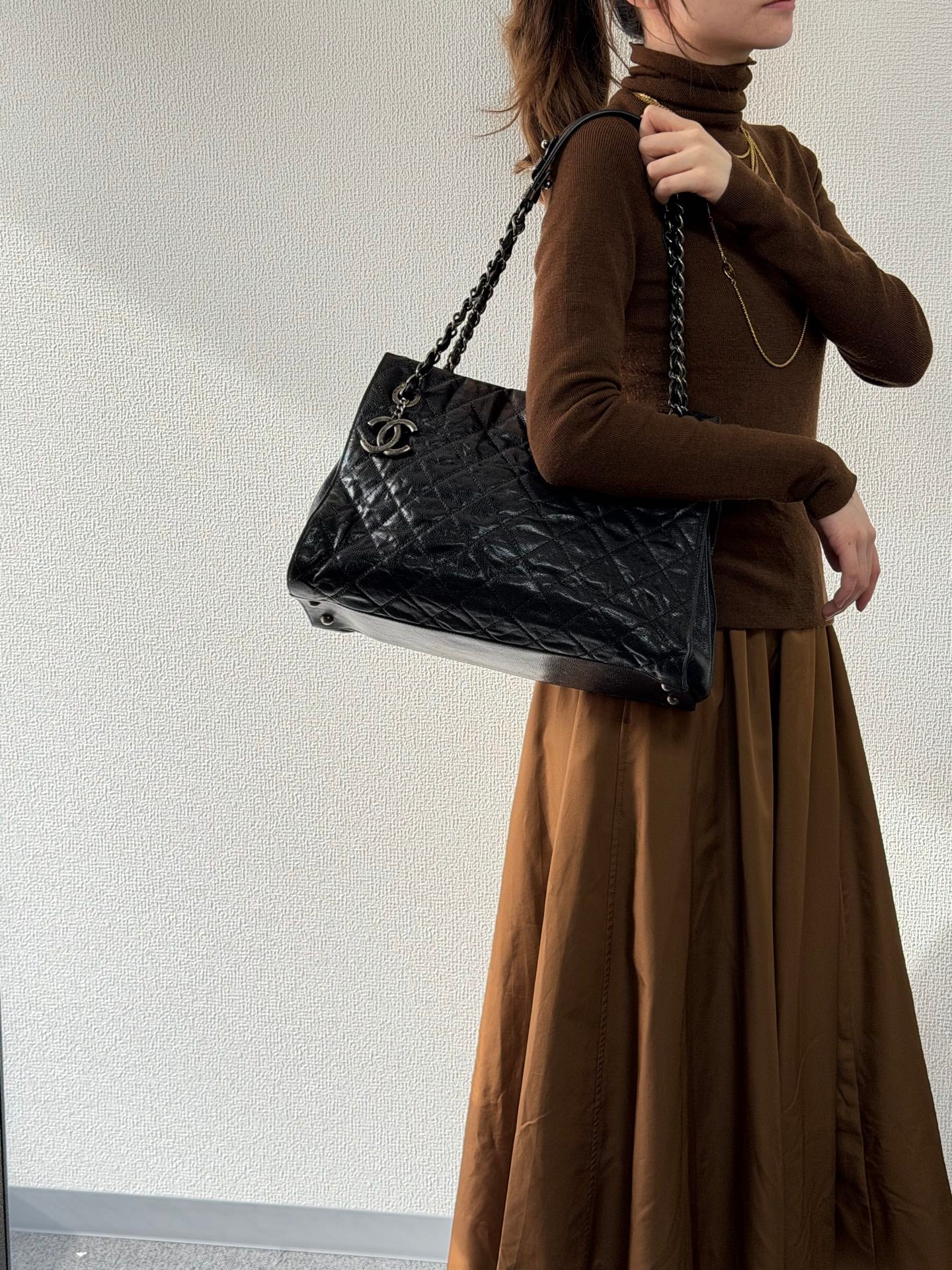CHANEL Cavier Quilted Totebag