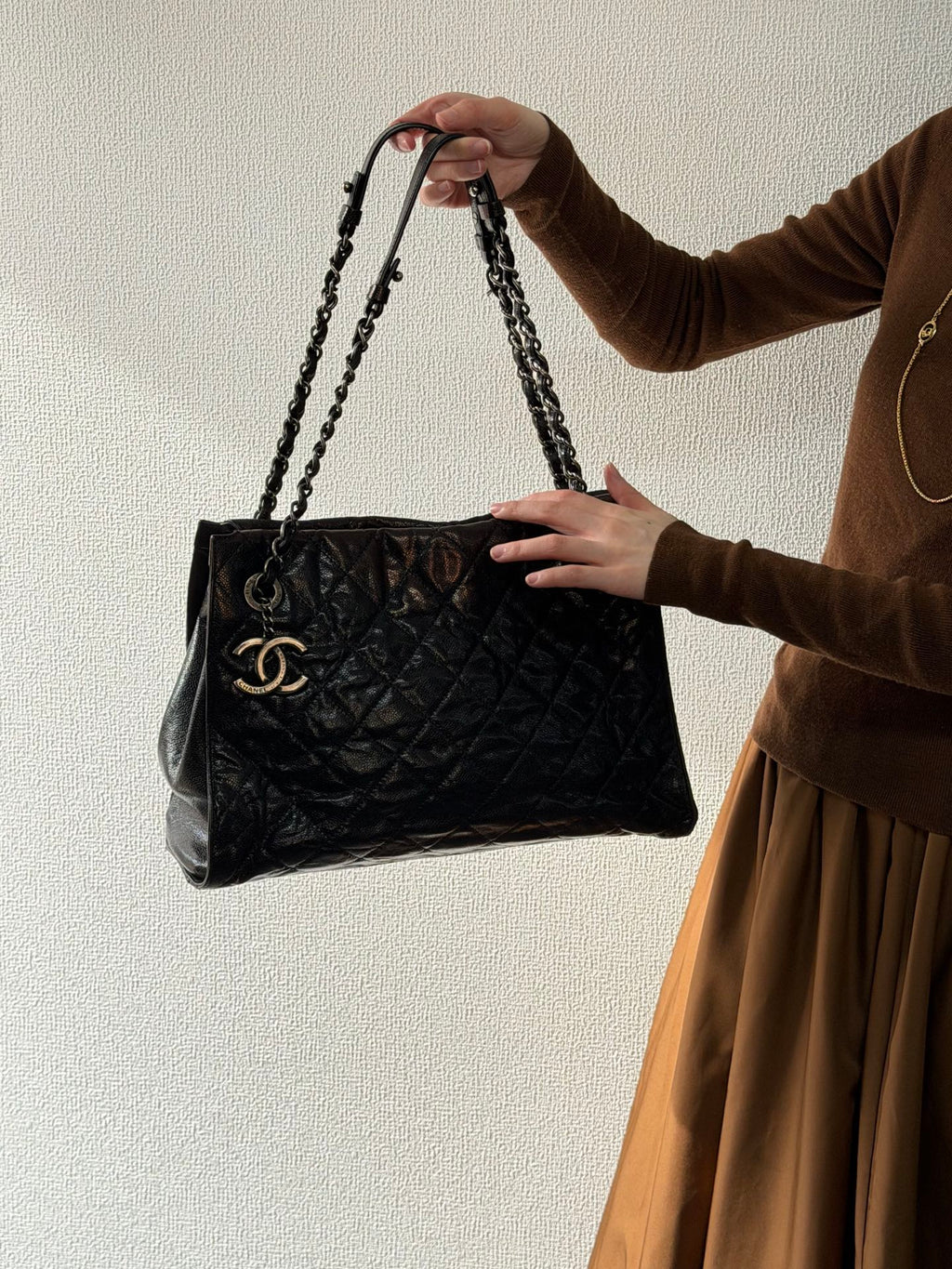 CHANEL Cavier Quilted Totebag