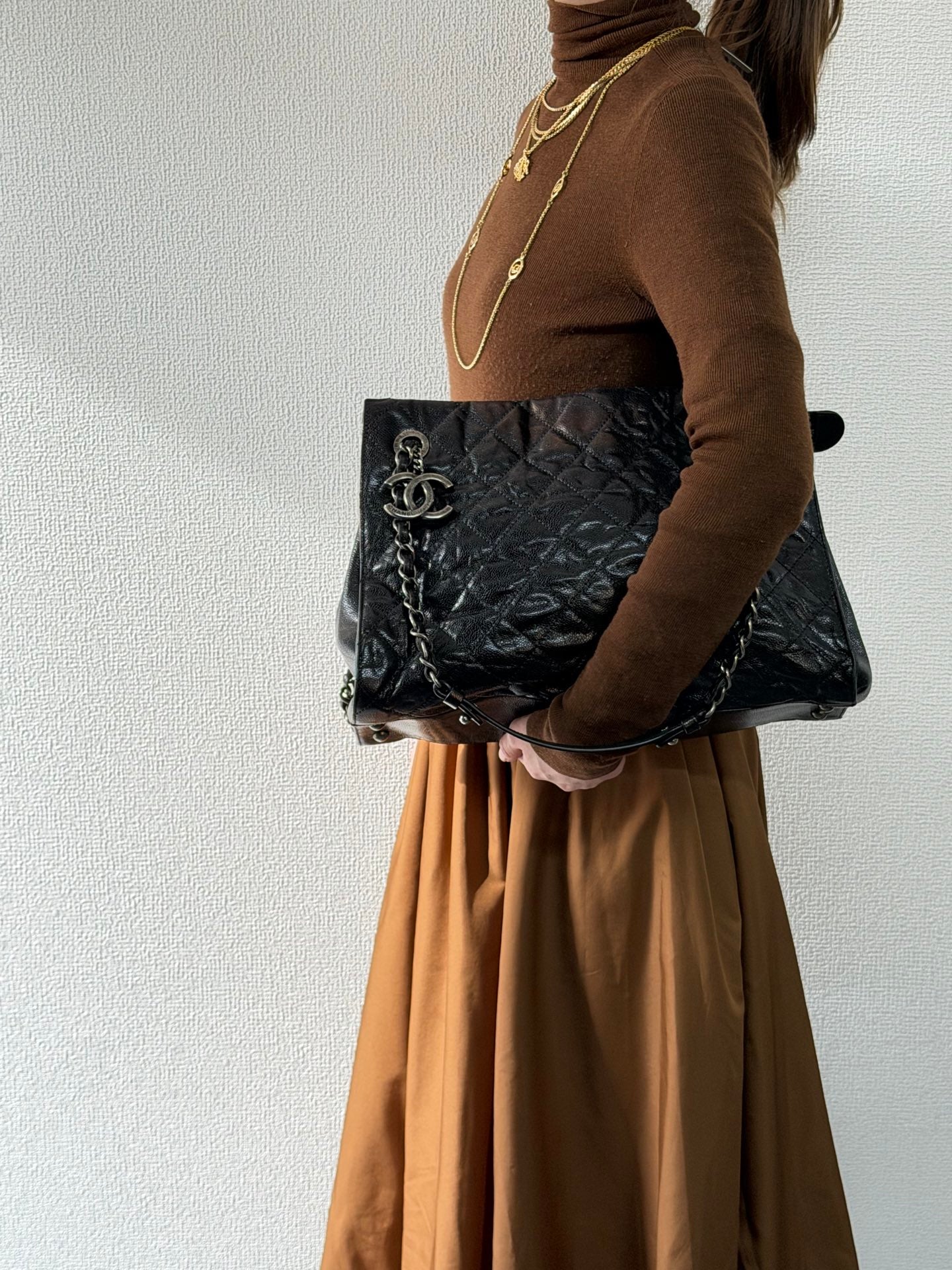 CHANEL Cavier Quilted Totebag