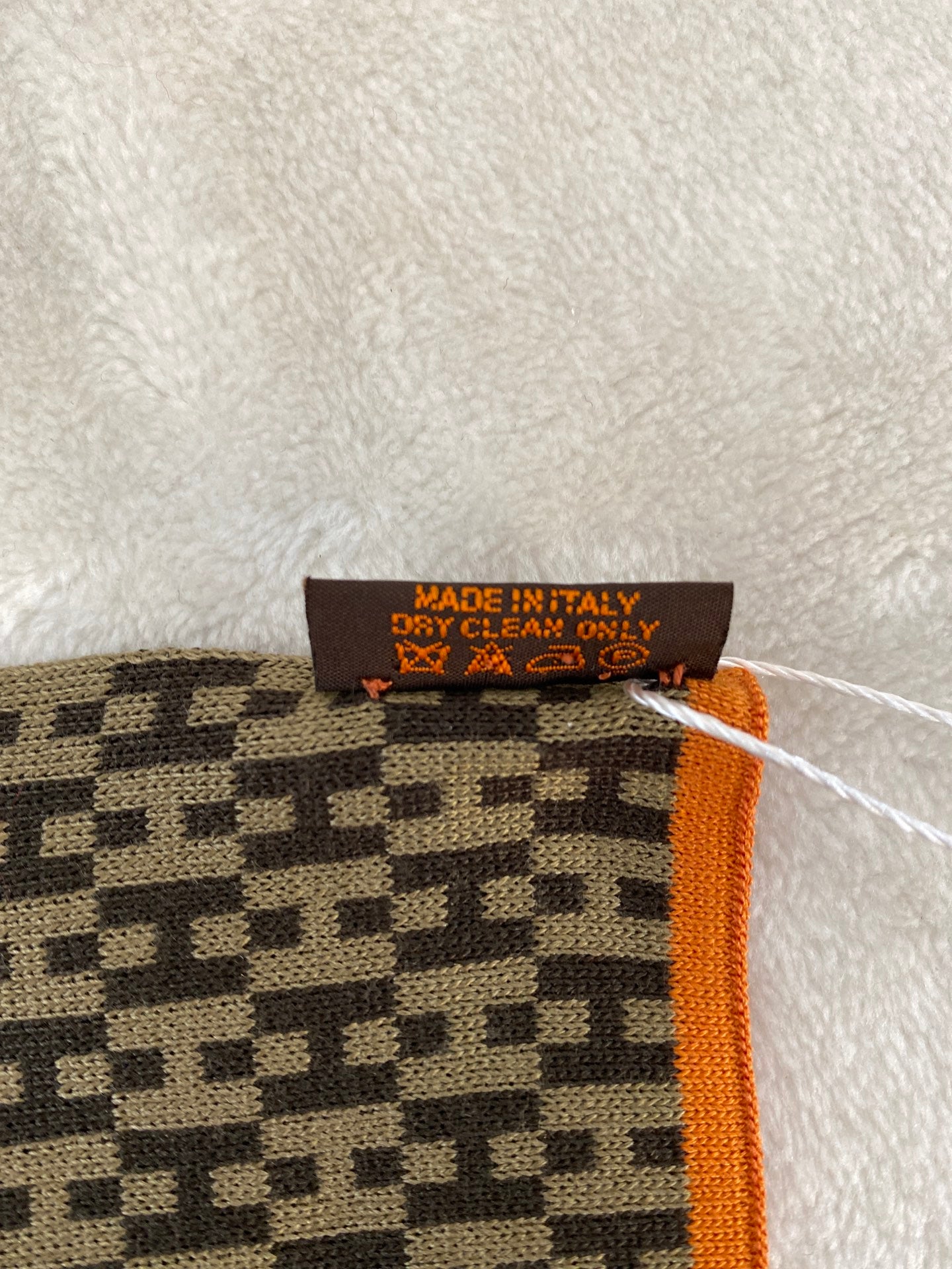 HERMES H Motif Silk Scarf