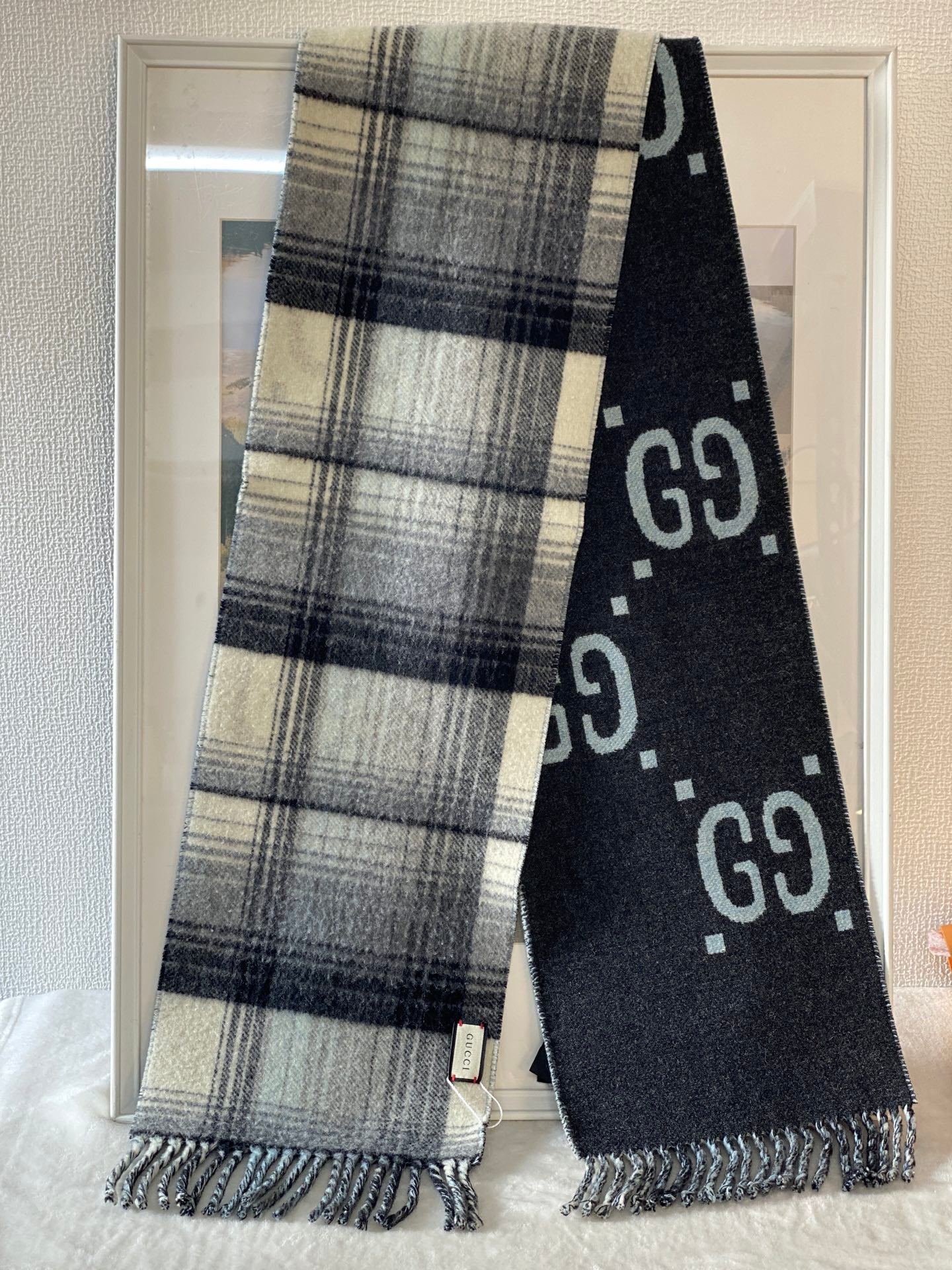 GUCCI Double Side Wool Scarf