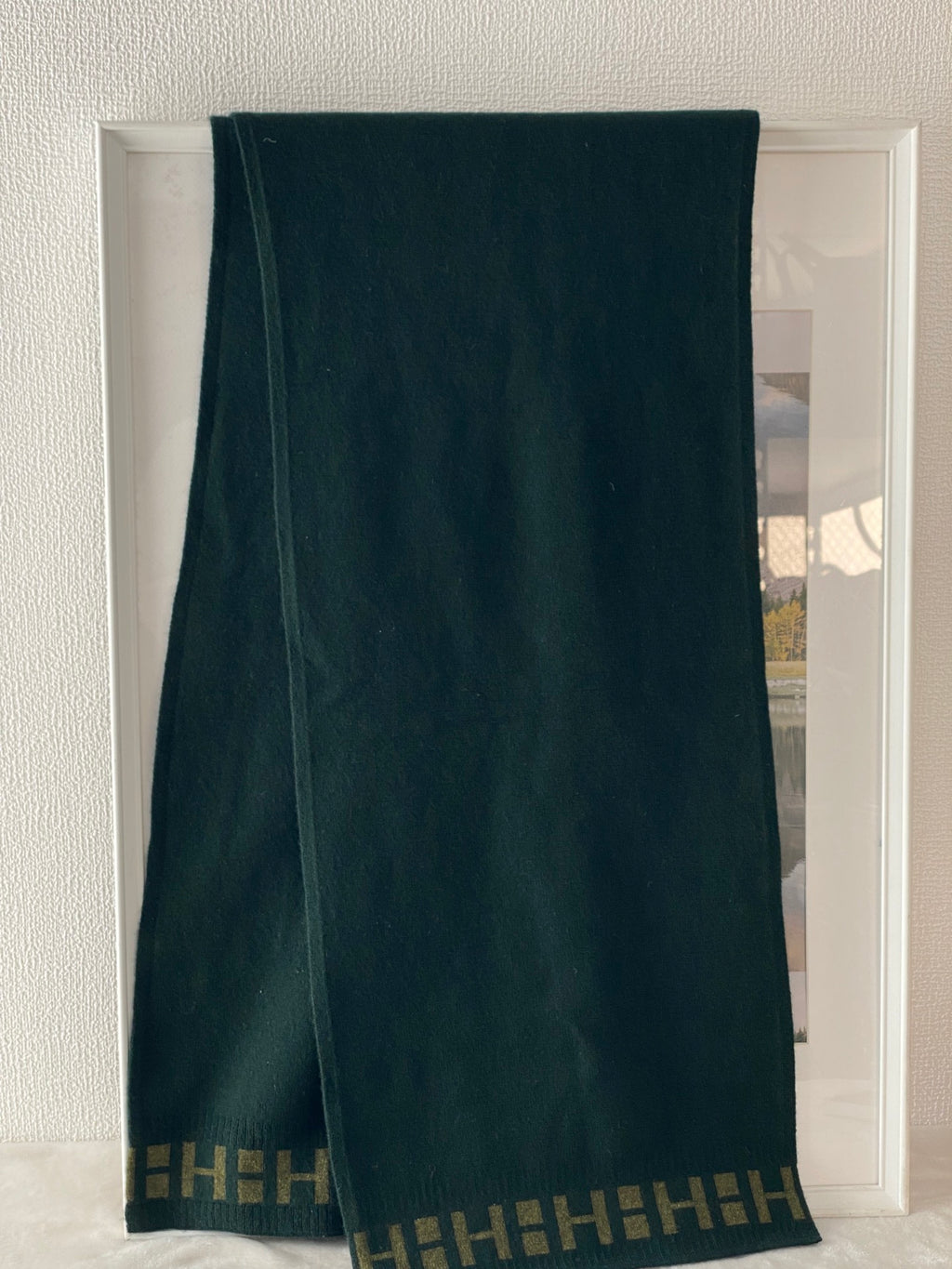 HERMES Cashmere Scarf