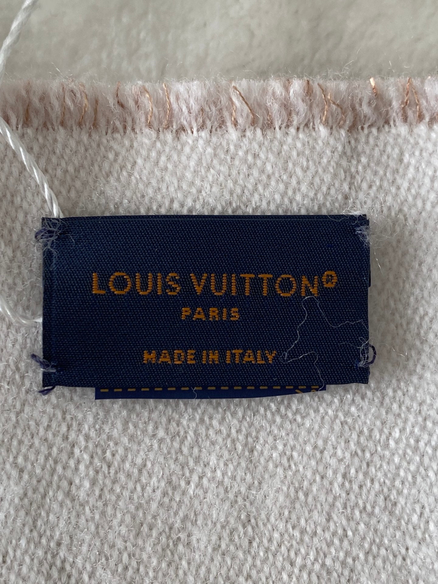 LOUIS VUITTON Monogram Wool Scarf
