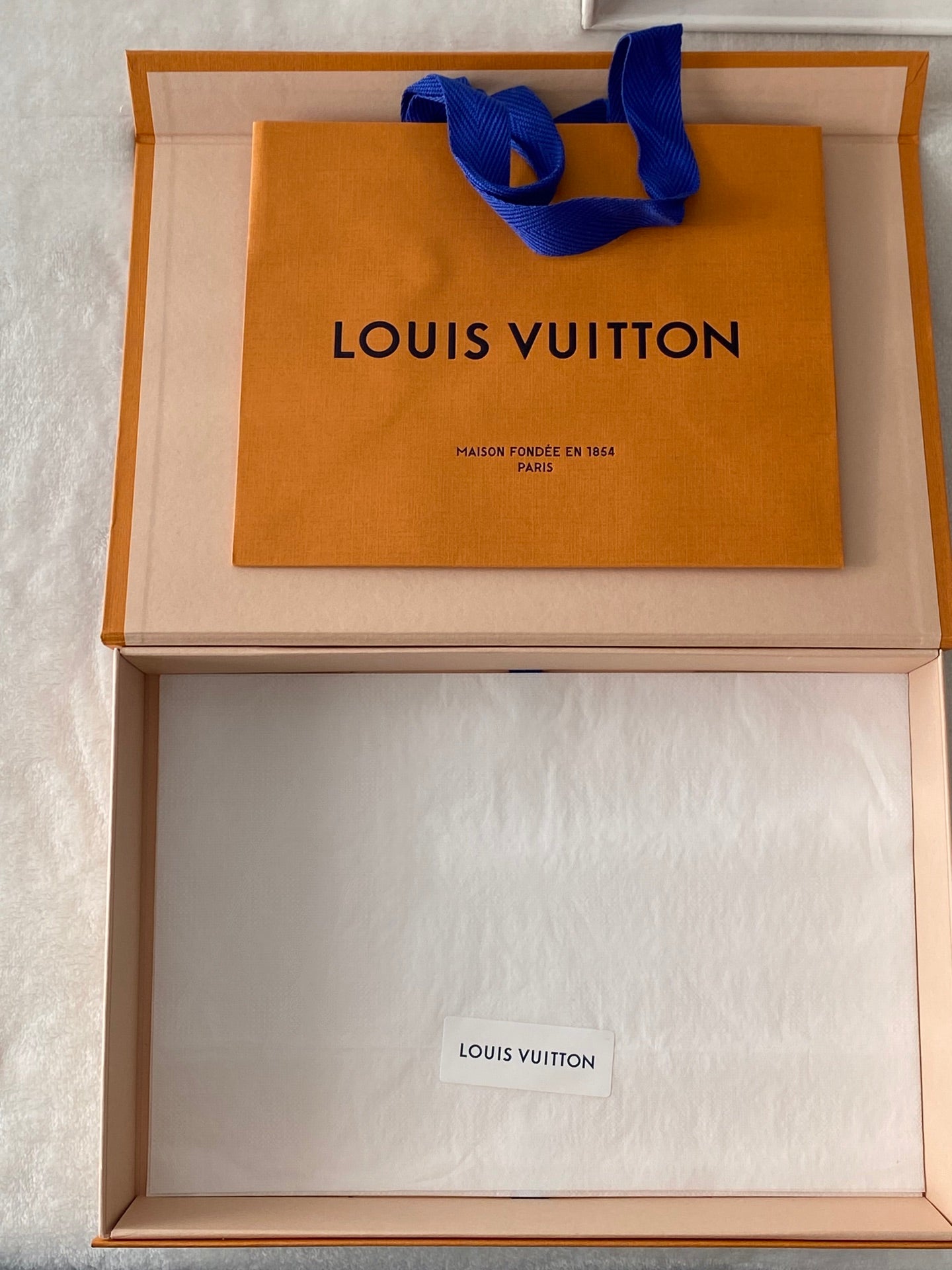 LOUIS VUITTON Monogram Wool Scarf