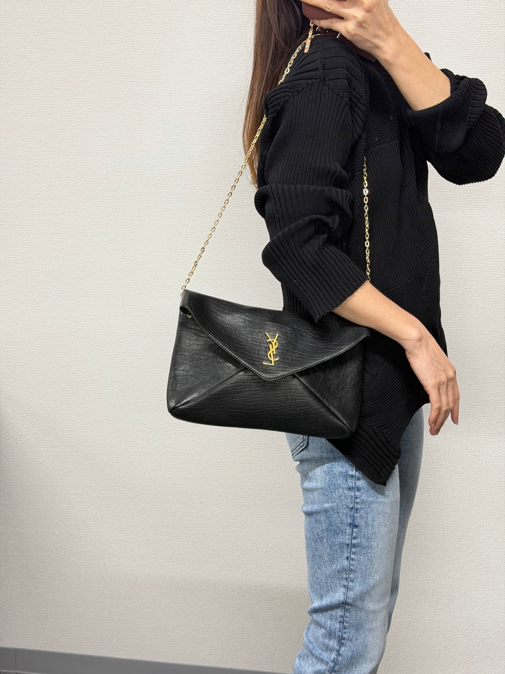 YSL Cassandre Envelope Bag, clutch bag